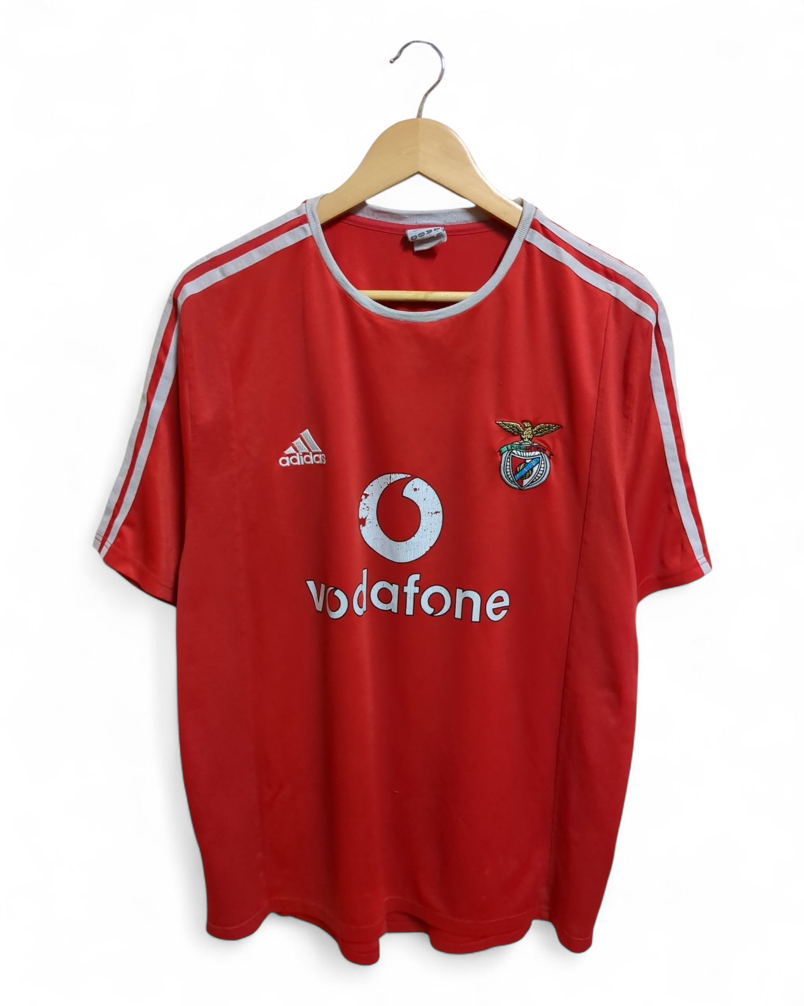 2003-04 Adidas Benfica European Home Shirt - (XL)