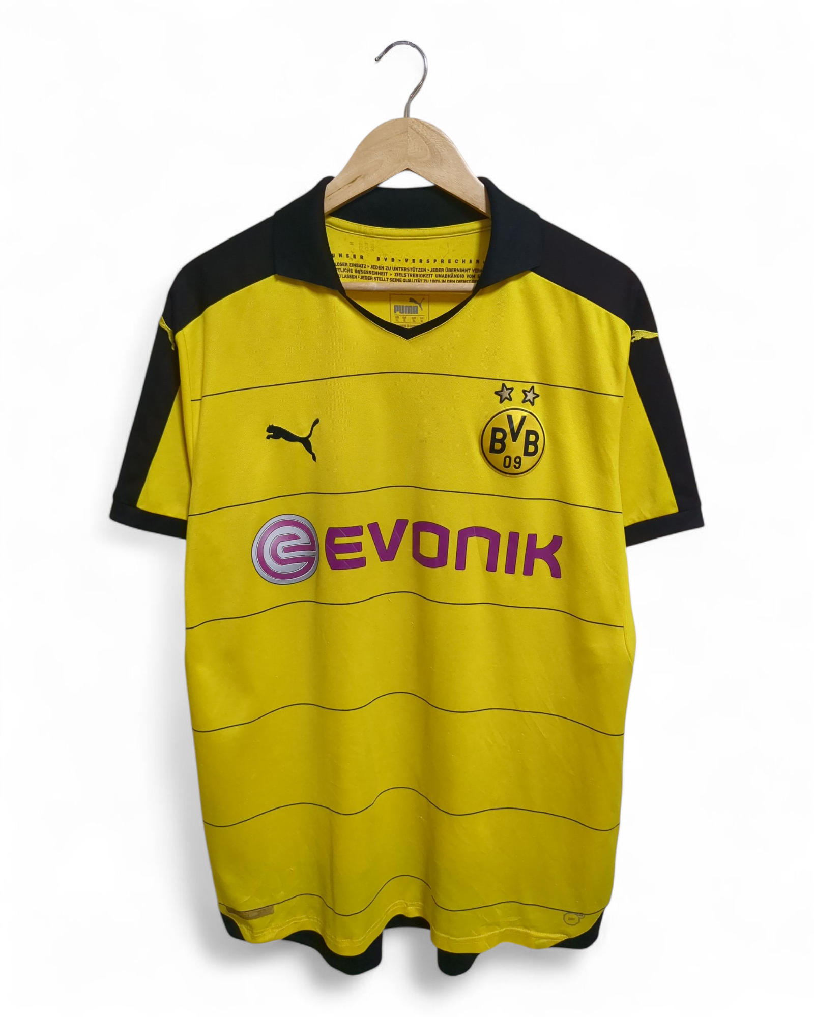 2015-16 Puma Borussia Dortmund Home Shirt #2 - (L)