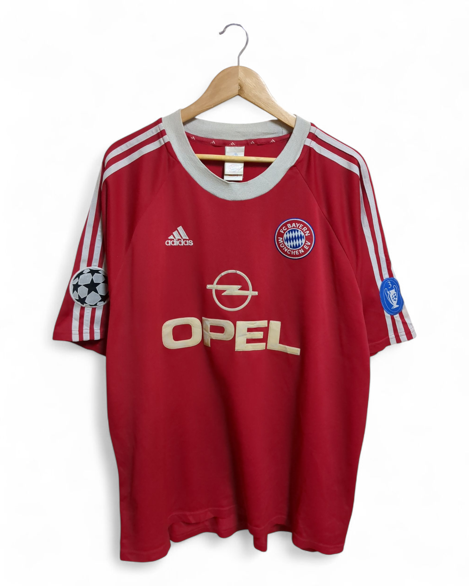 2000-01 Adidas Bayern Munich Champions League Home Shirt - (XL)