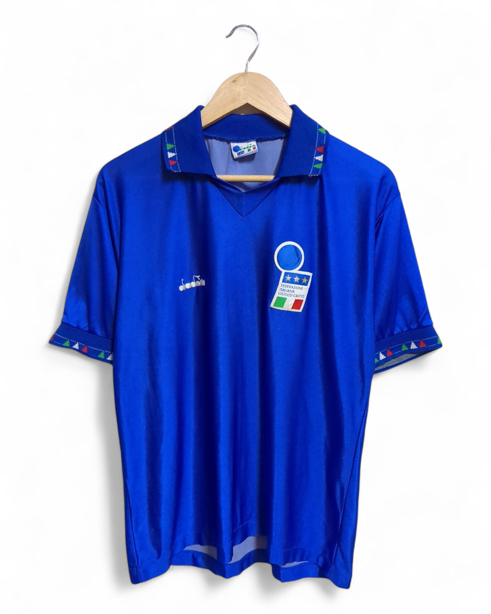 1992-93 Diadora Italy Home Shirt - (L)