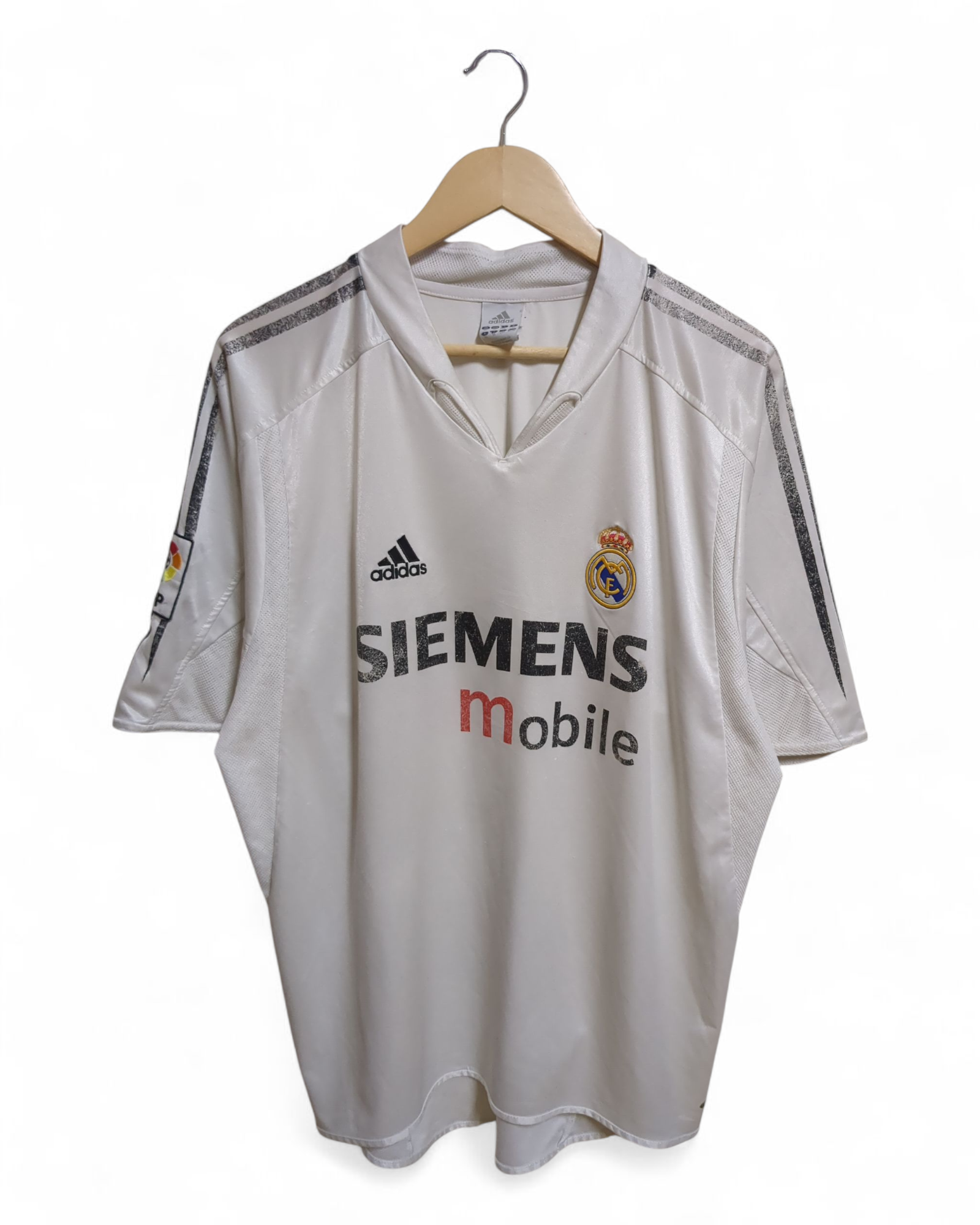 2004-05 Adidas Real Madrid Home Shirt - (XL)