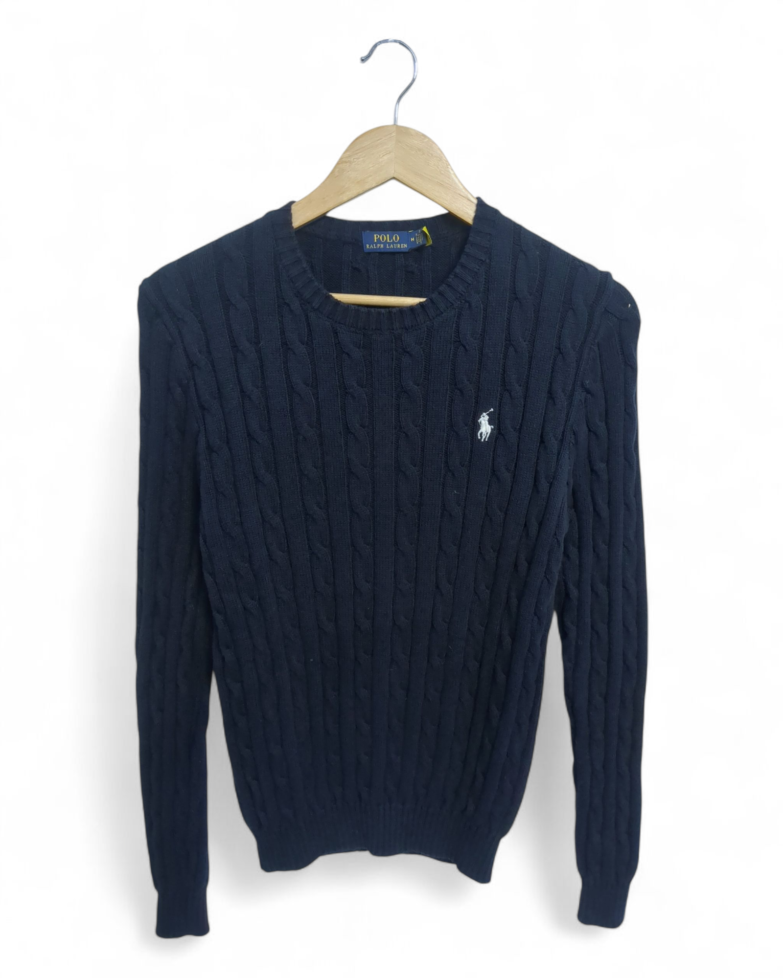 Ralph Lauren Cable-Knit Sweater (M) – The Cold Hills Vintage Store