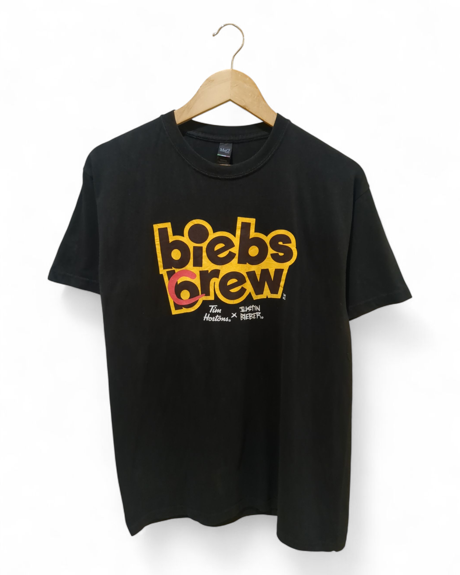 M&O Gold Justin Bieber x Tim Hortons Biebs Crew Tee - (M)