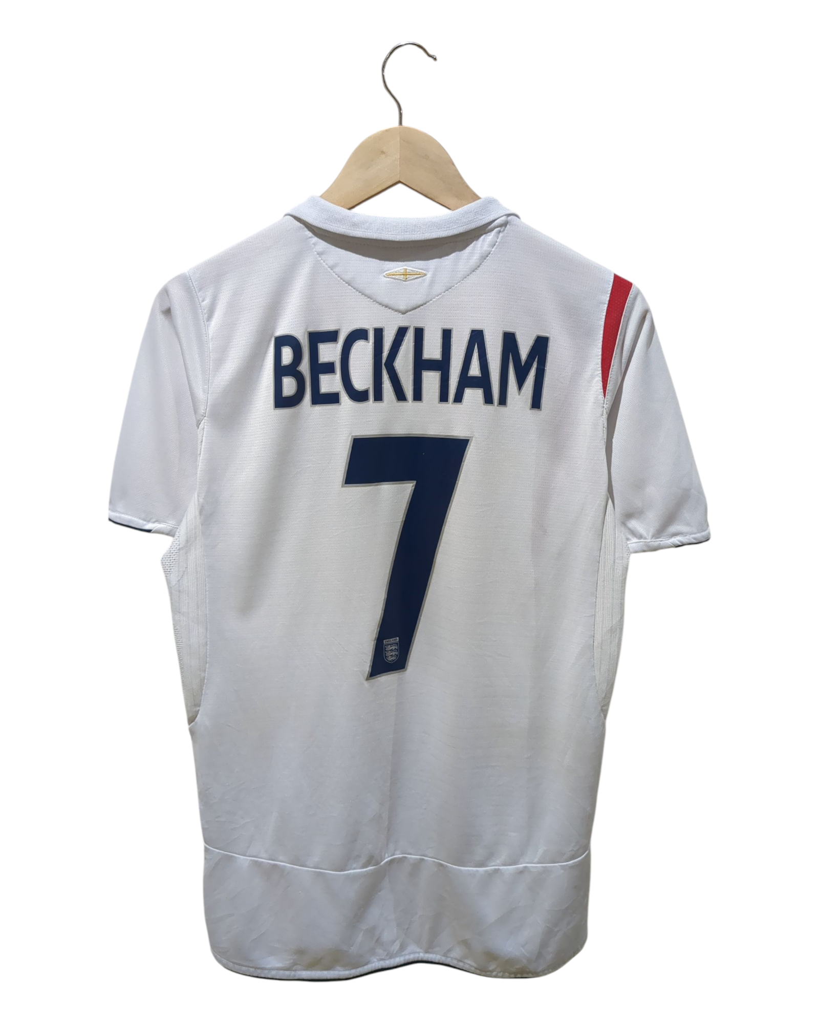 Umbro England シャツ BECKHAM 7 2005-07 Umbro England Home Shirt #7 Beckham - (S) – The Cold Hills