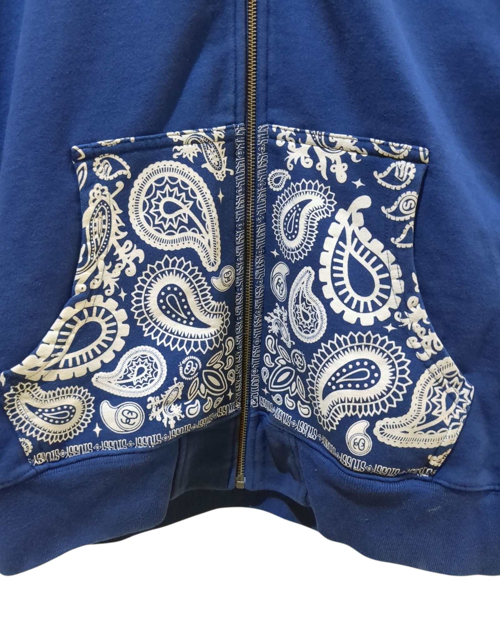Stussy 00s Paisley Hooded Jacket - (L)