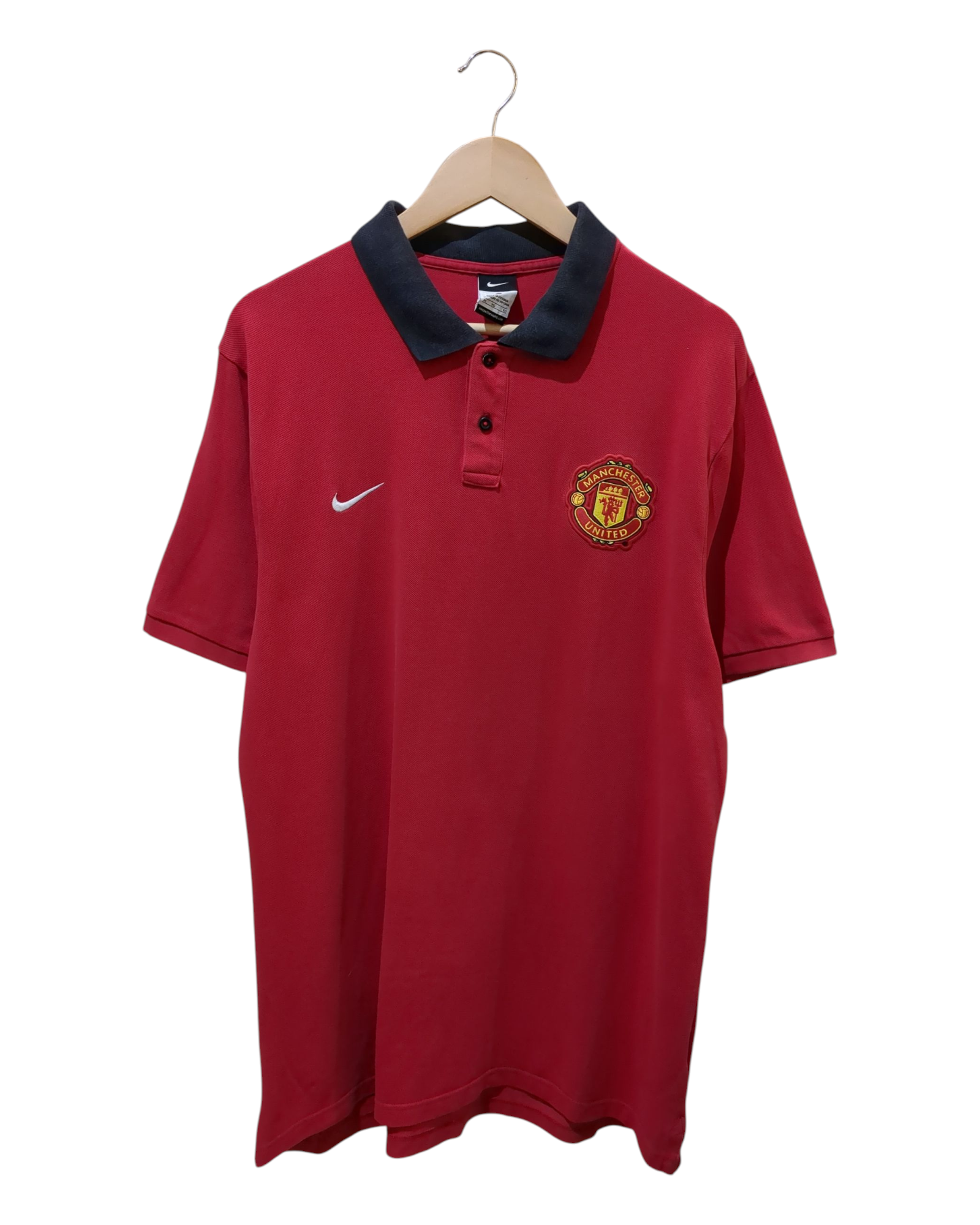 2013-14 Manchester United Nike Polo Shirt - (XL) – The Cold Hills 