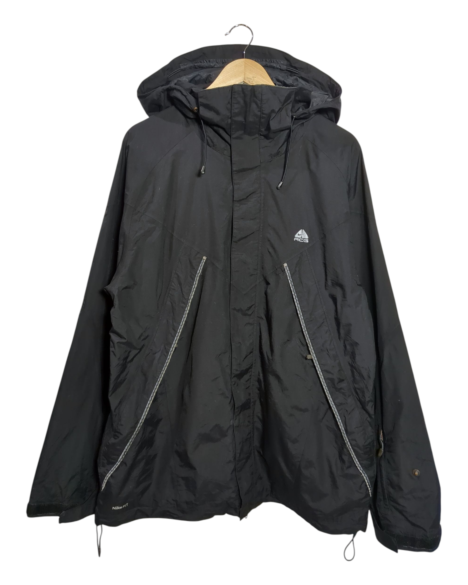 ジャケット・アウター 00s old nike acg tech Rare Vintage Nike ACG Tech Layer 2 Nylon Jacket Men's Medium y2k