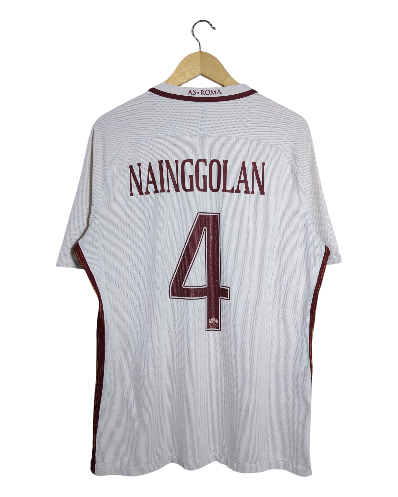 2016-17 AS Roma Nike Player Issue Away Shirt #4 Nainggolan - (XL