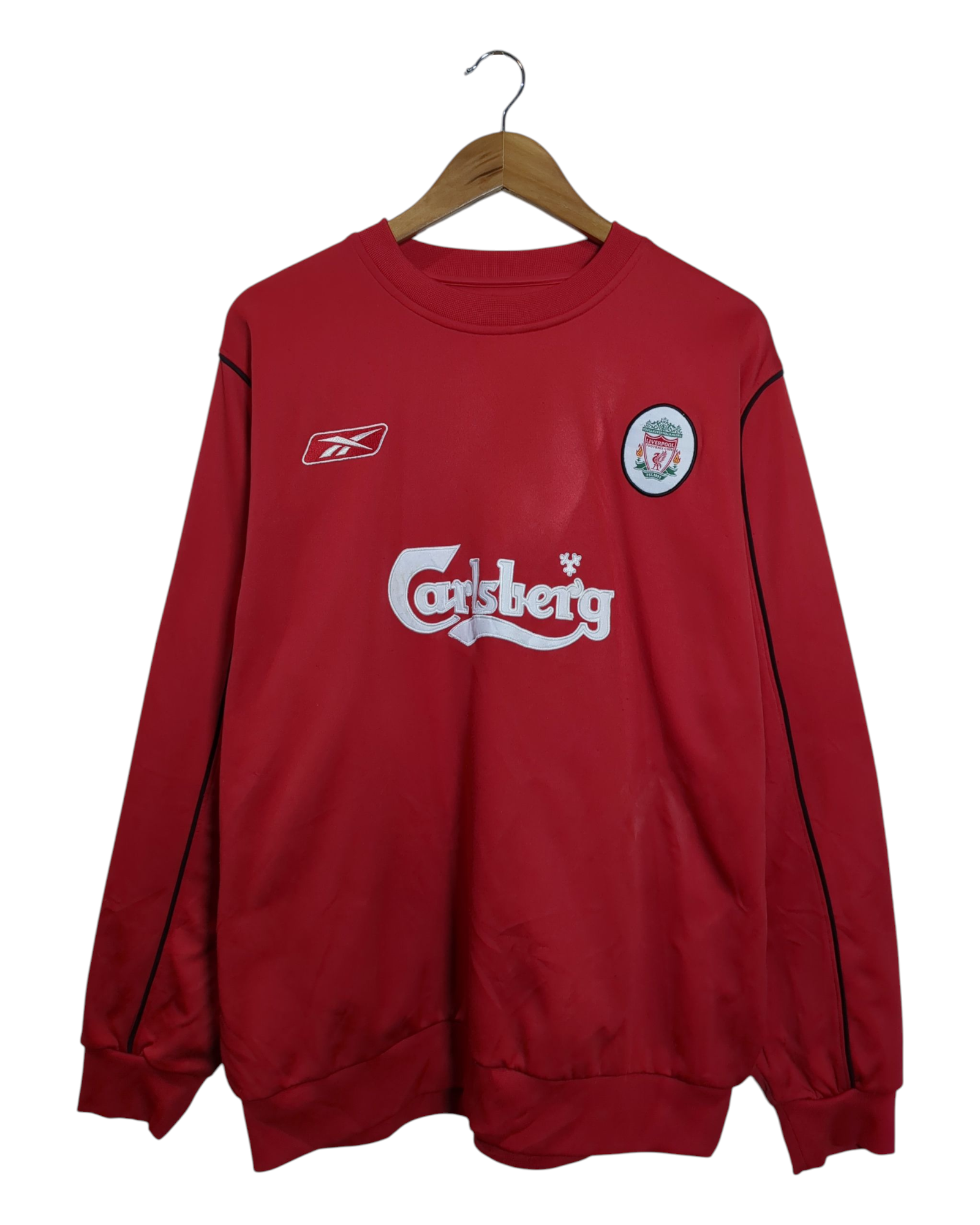 2003-04 Liverpool Reebok Sweat Top - (XL) – The Cold Hills