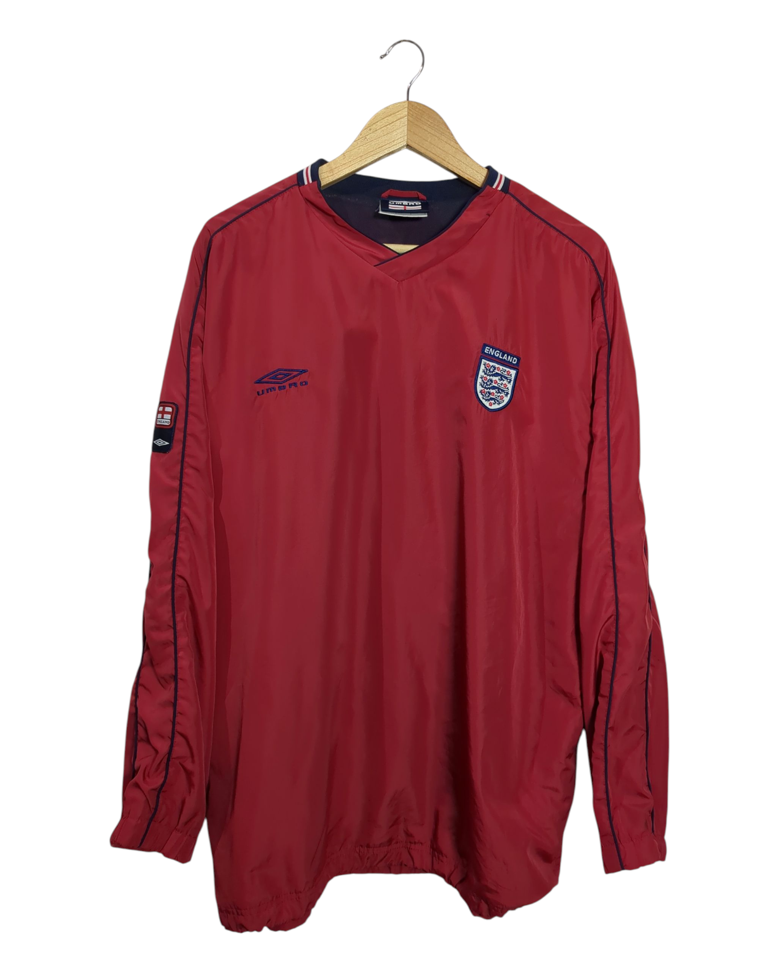2002-04 England Umbro Drill Top - (XL) – The Cold Hills - Vintage