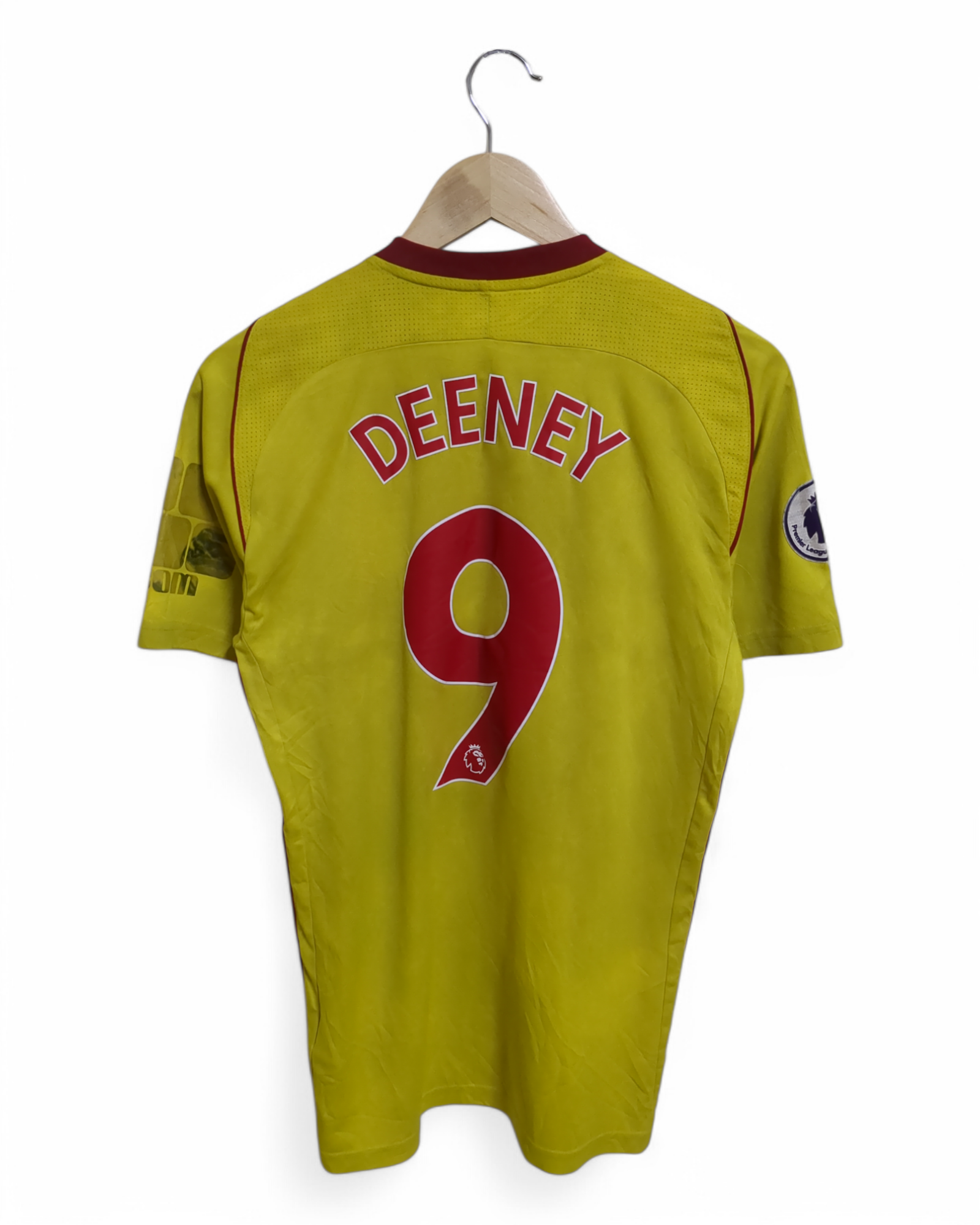 2017-18 Adidas Watford Home Shirt #9 Deeney - (M)