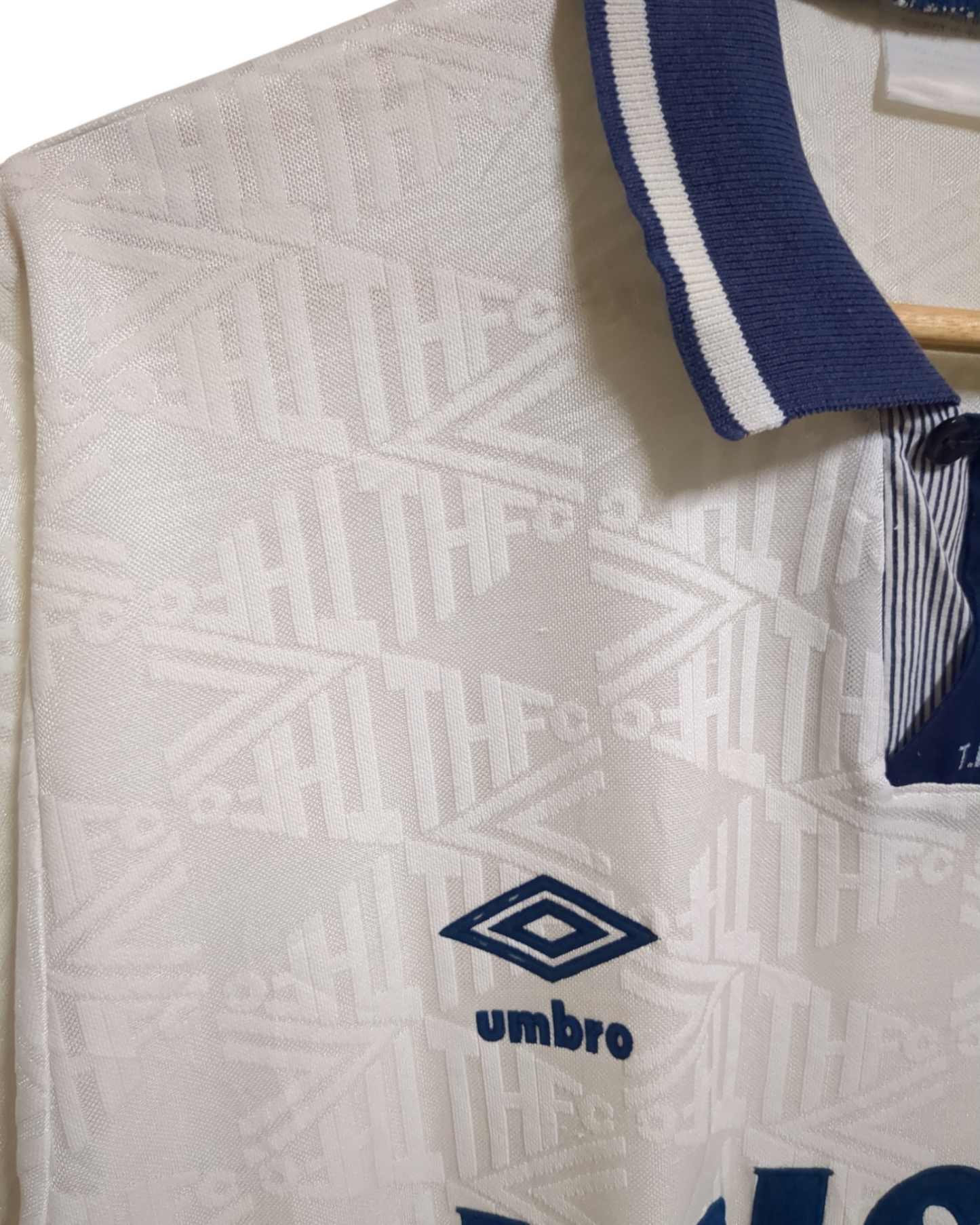 1991-92 Umbro Tottenham Hotspur Home Shirt - (L)