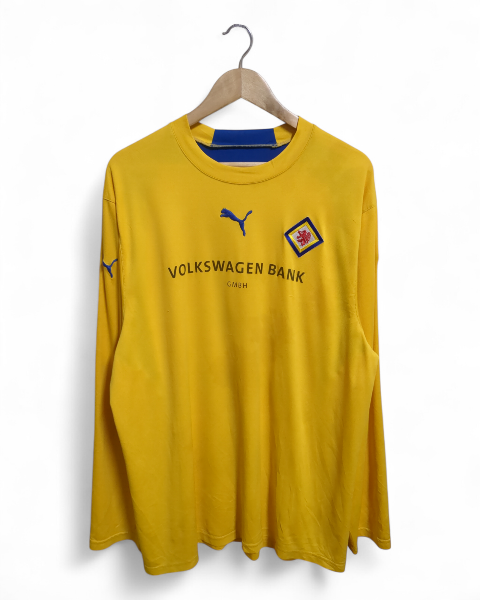 2007-08 Puma Eintracht Braunschweig Home L/S Shirt #25 - (XL)
