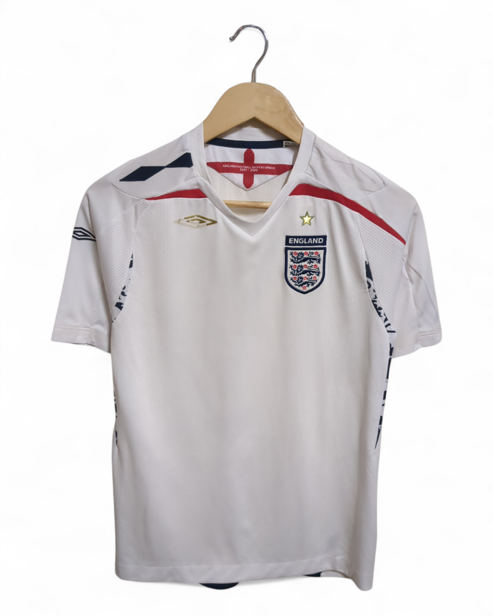 UMBRO EANGLAND ユニホーム 2007-09 Umbro England Home Shirt - (S) – The Cold Hills