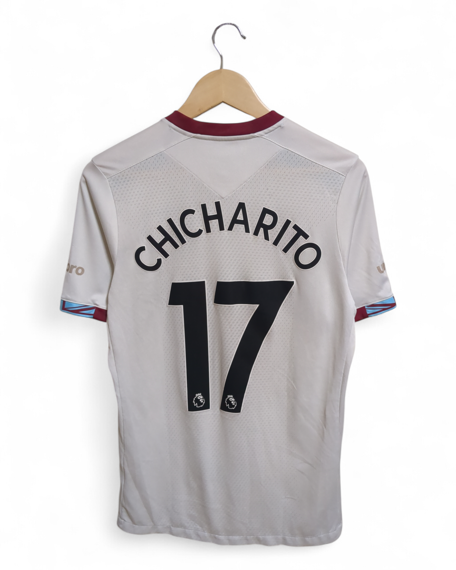 2016-17 Umbro West Ham Away Shirt #17 Chicharito - (S)