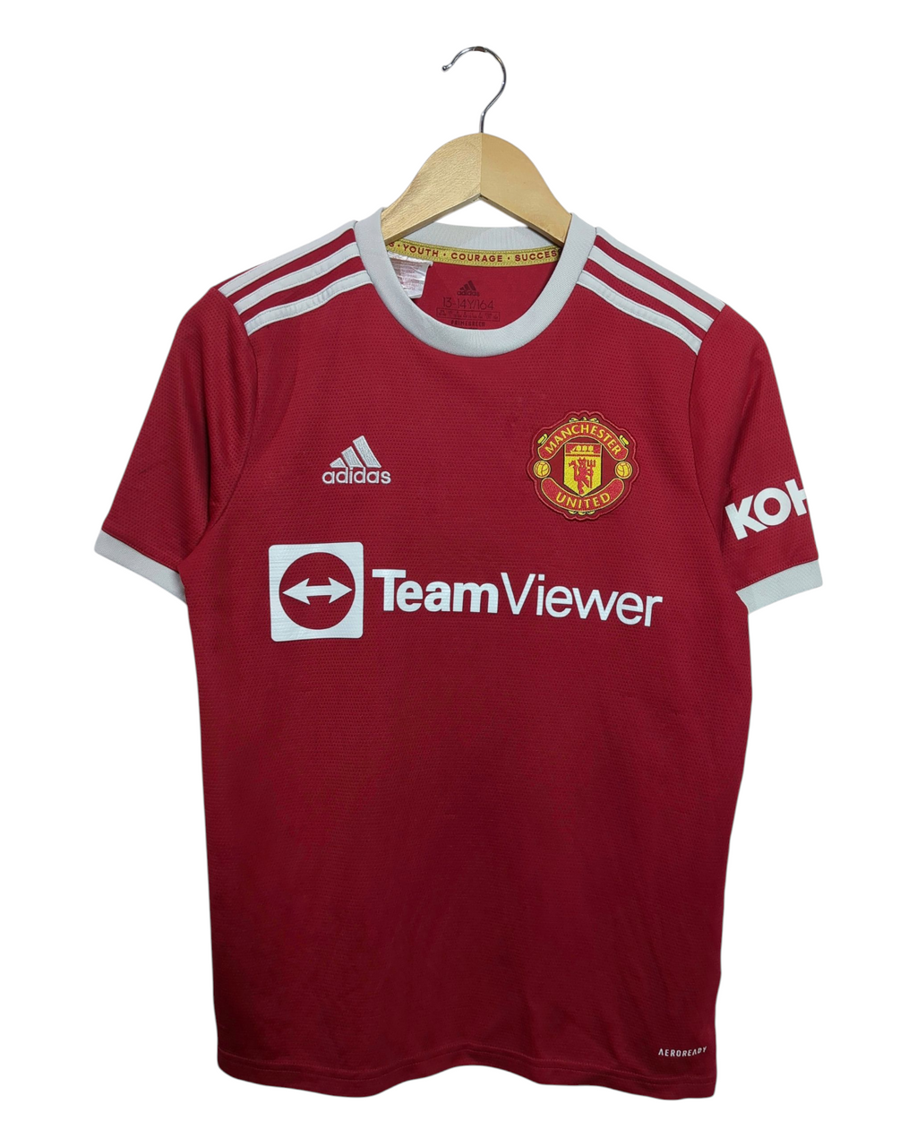 2020-21 Manchester United Adidas Home Shirt #7 Ronaldo - (L.Boys)