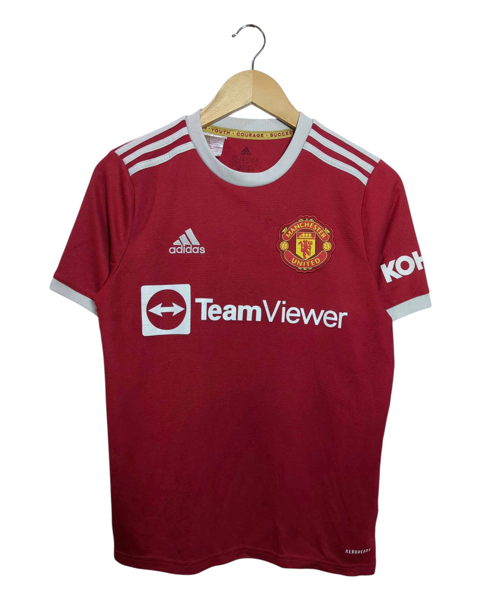 2020-21 Manchester United Adidas Home Shirt #7 Ronaldo - (L.Boys)