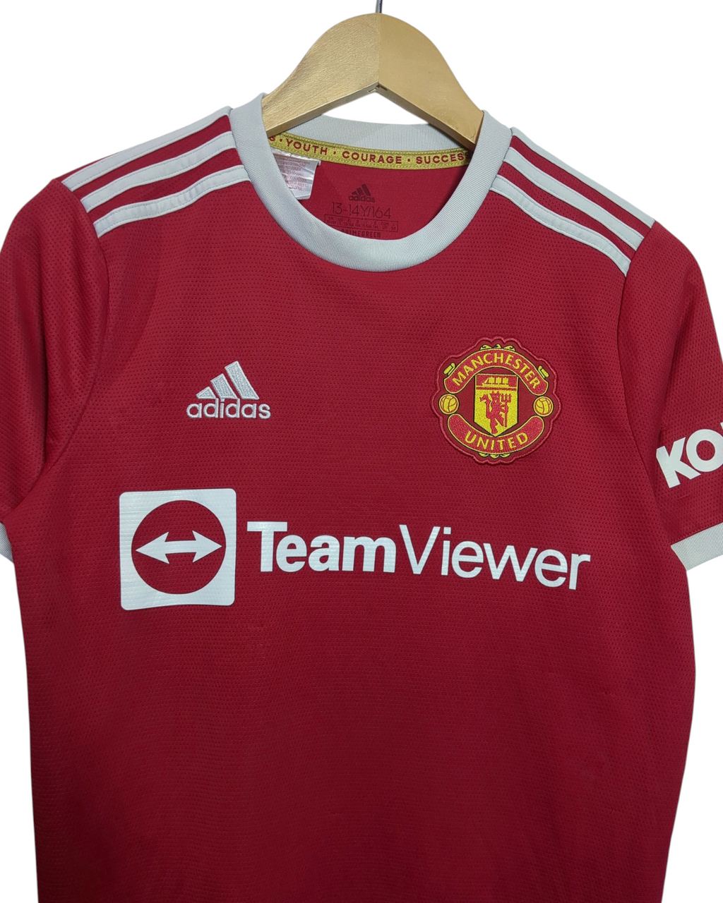 2020-21 Manchester United Adidas Home Shirt #7 Ronaldo - (L.Boys)