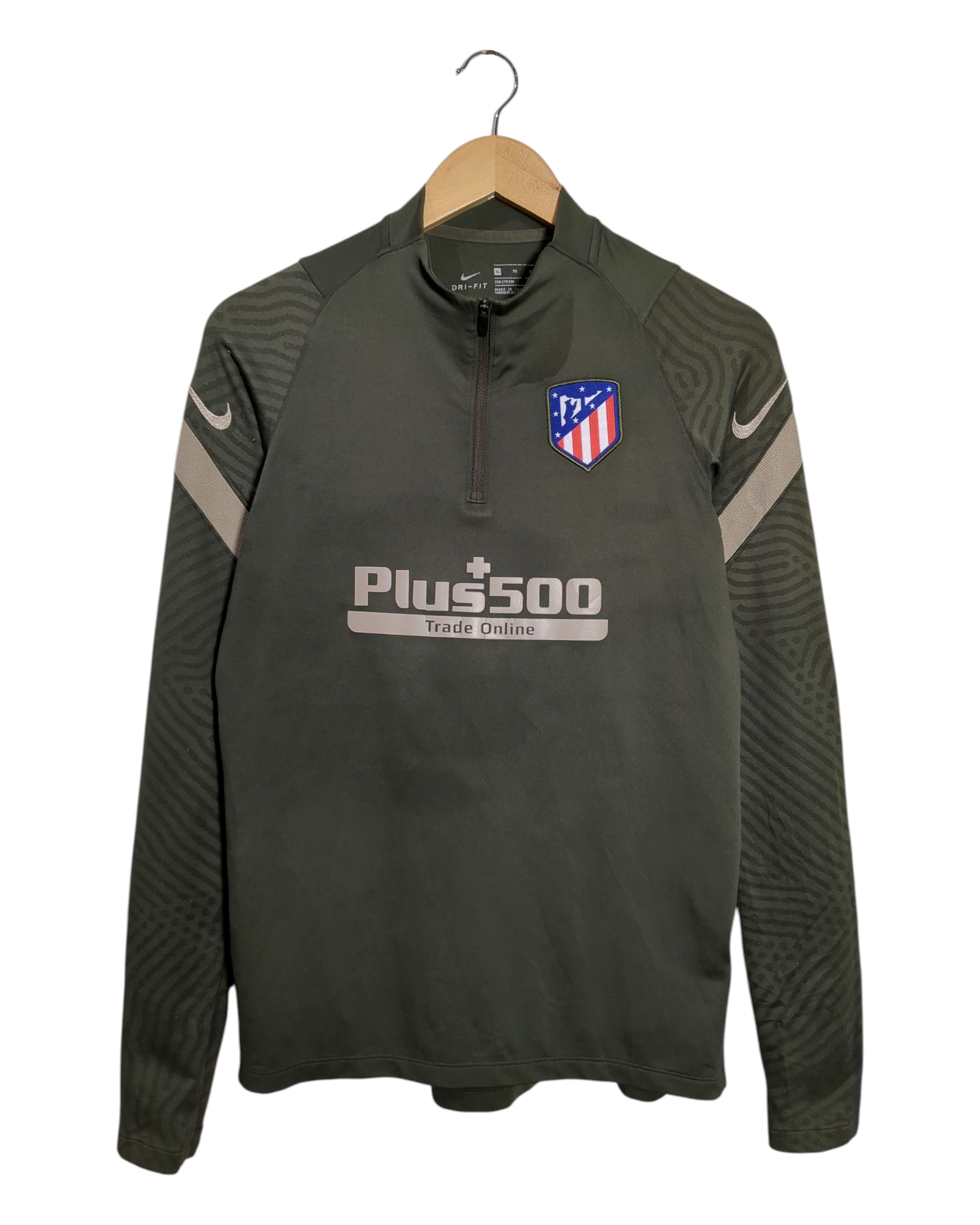 2020-21 Atletico Madrid Nike 1/4 Zip Drill Top - (XL.Boys)