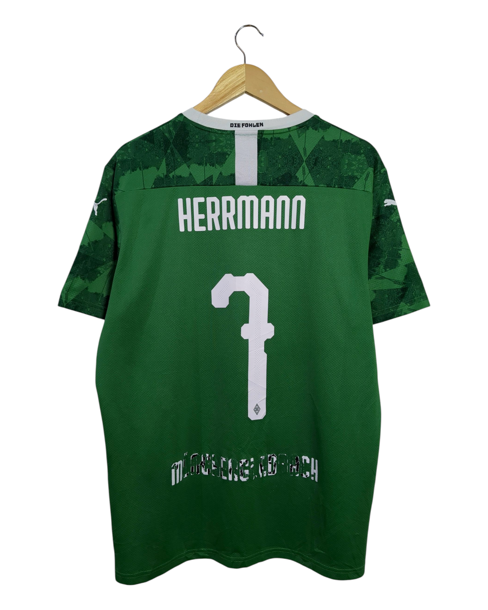 2019-20 Borussia Monchengladbach Puma Third Shirt #7 Hermann - (L)