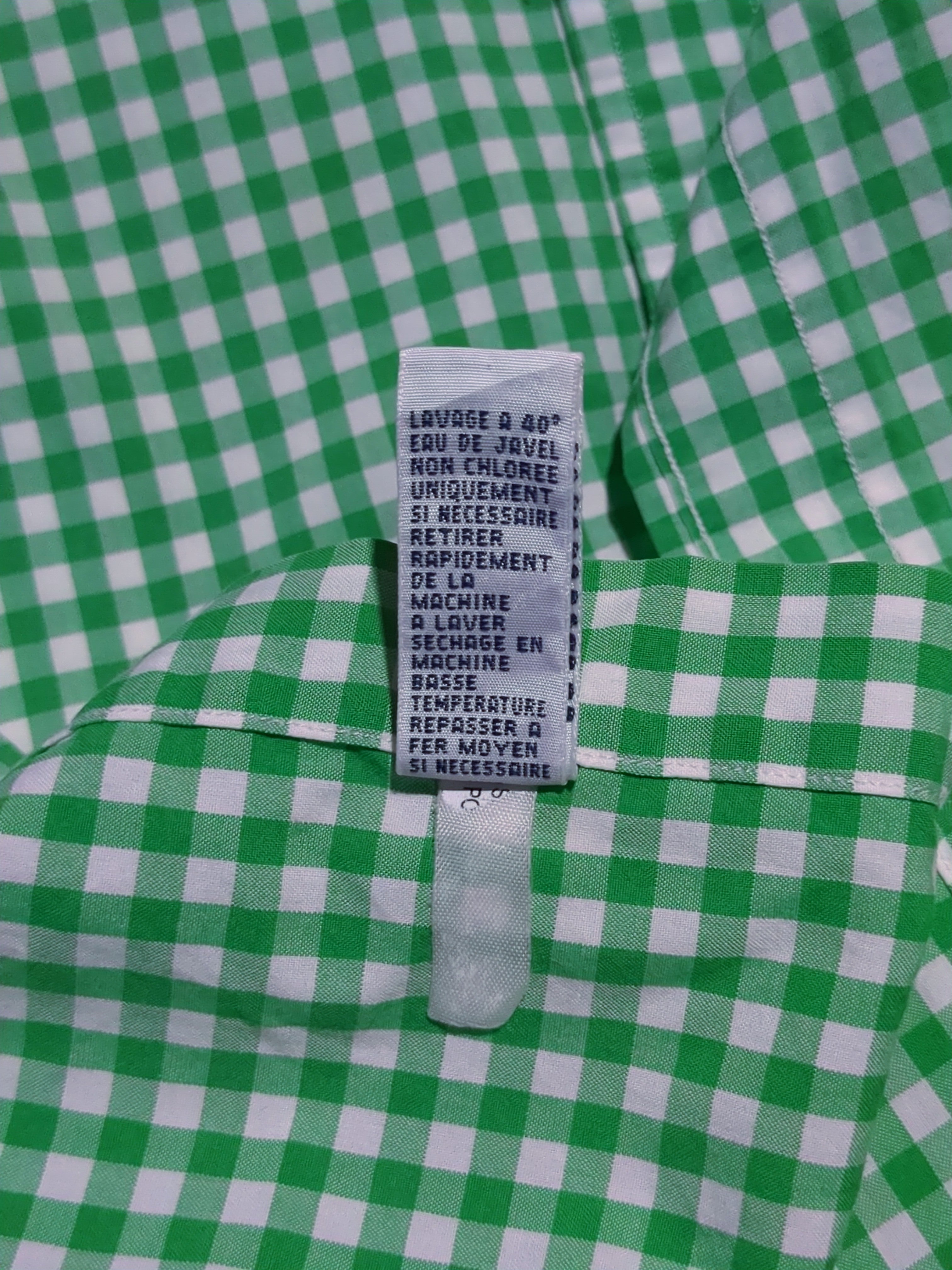 Ralph Lauren Green Gingham Check Shirt - (L)