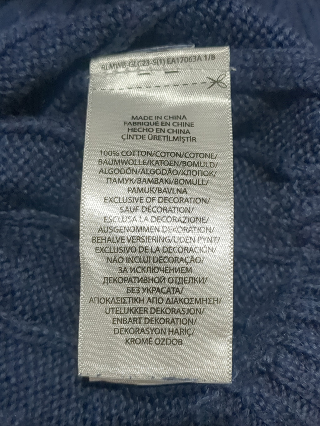 Ralph Lauren Cable Knit Polo Sweater - (XL)