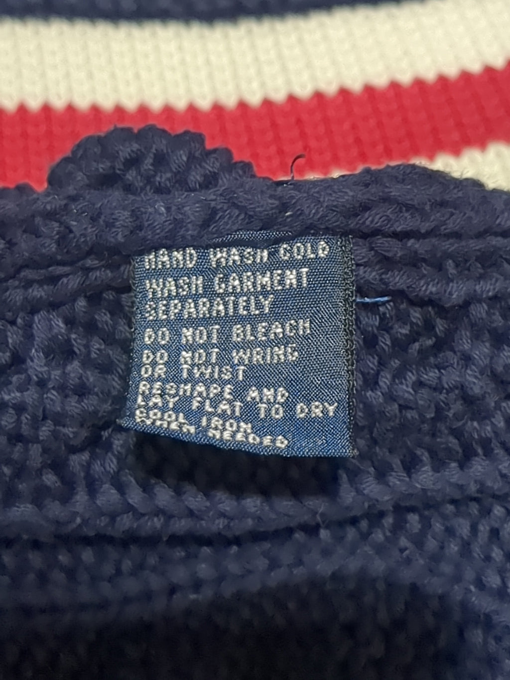 Ralph Lauren 00s Cable Knit Polo Sweater - (L)