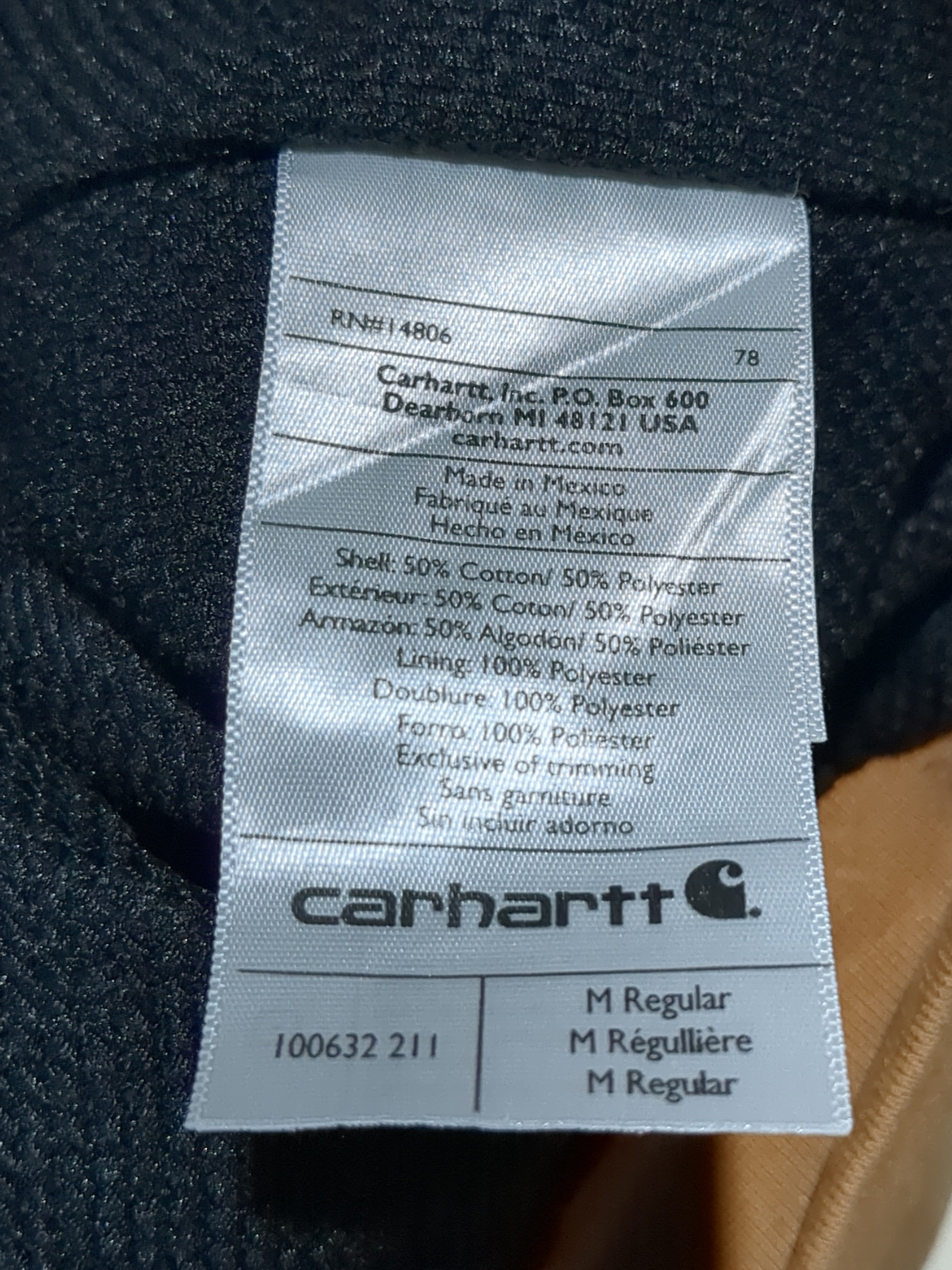Carhartt Rain Defender® Rutland Thermal-Lined Hooded Zip-Front Sweatshirt - (XL)