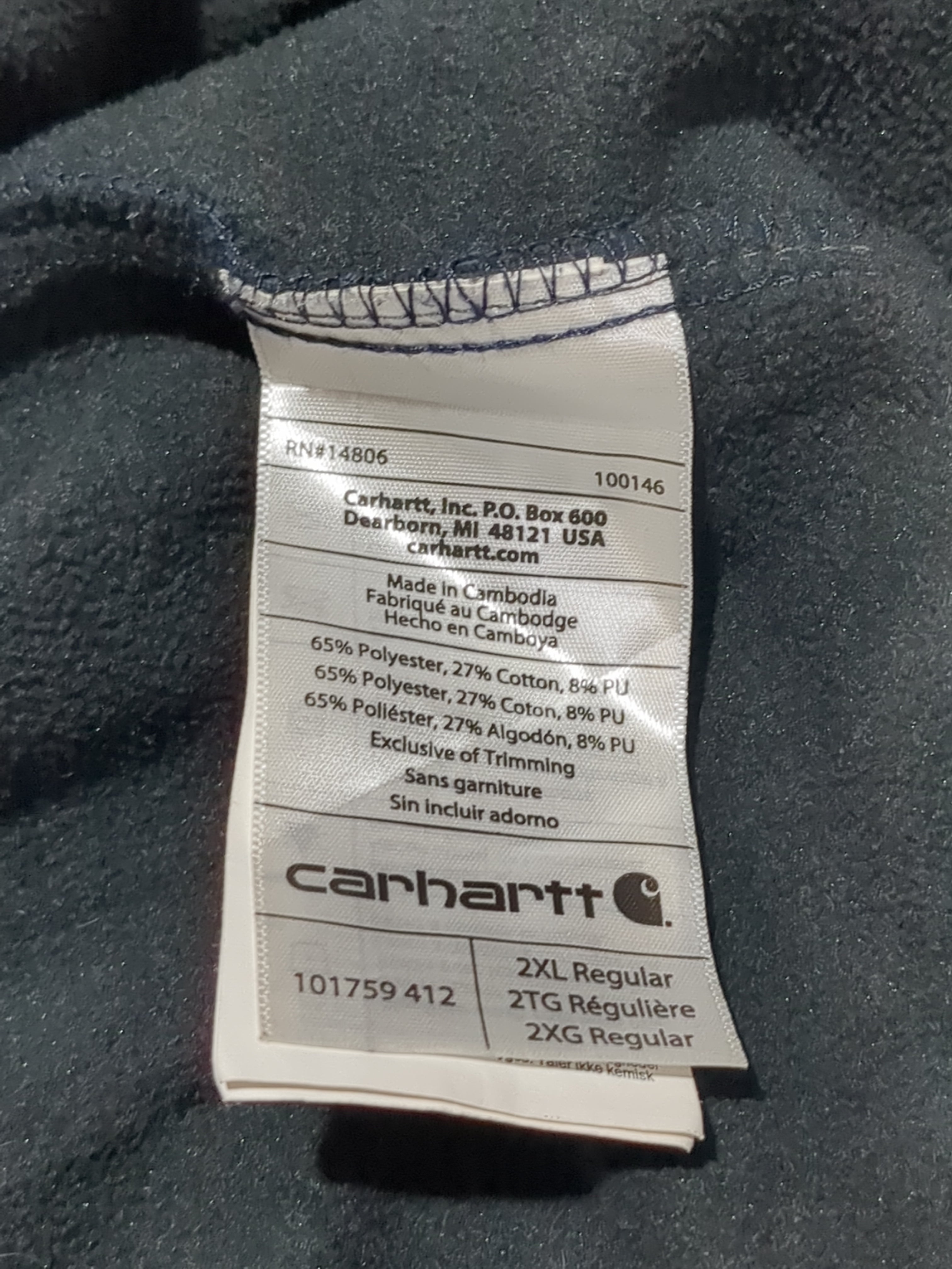 Carhartt Wind Fighter™ Relaxed Fit Midweight Full-Zip Sweatshirt - (2XL)