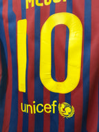 2011-12 Nike Barcelona Home Shirt #10 Messi - (XS)