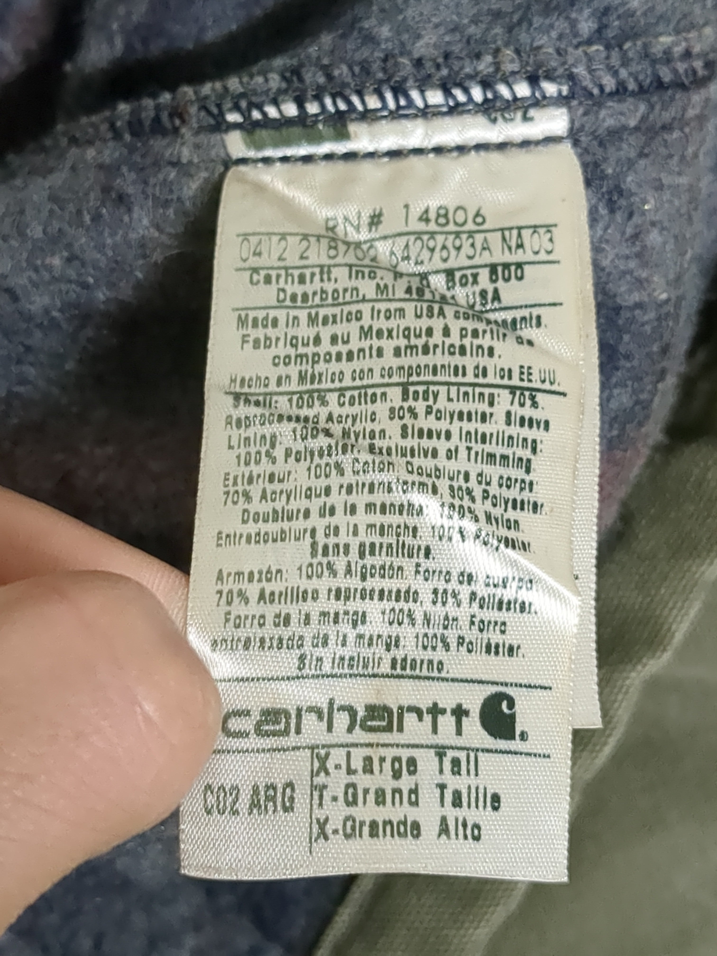 Carhartt Blanket Lined Chore Jacket - (2XL)