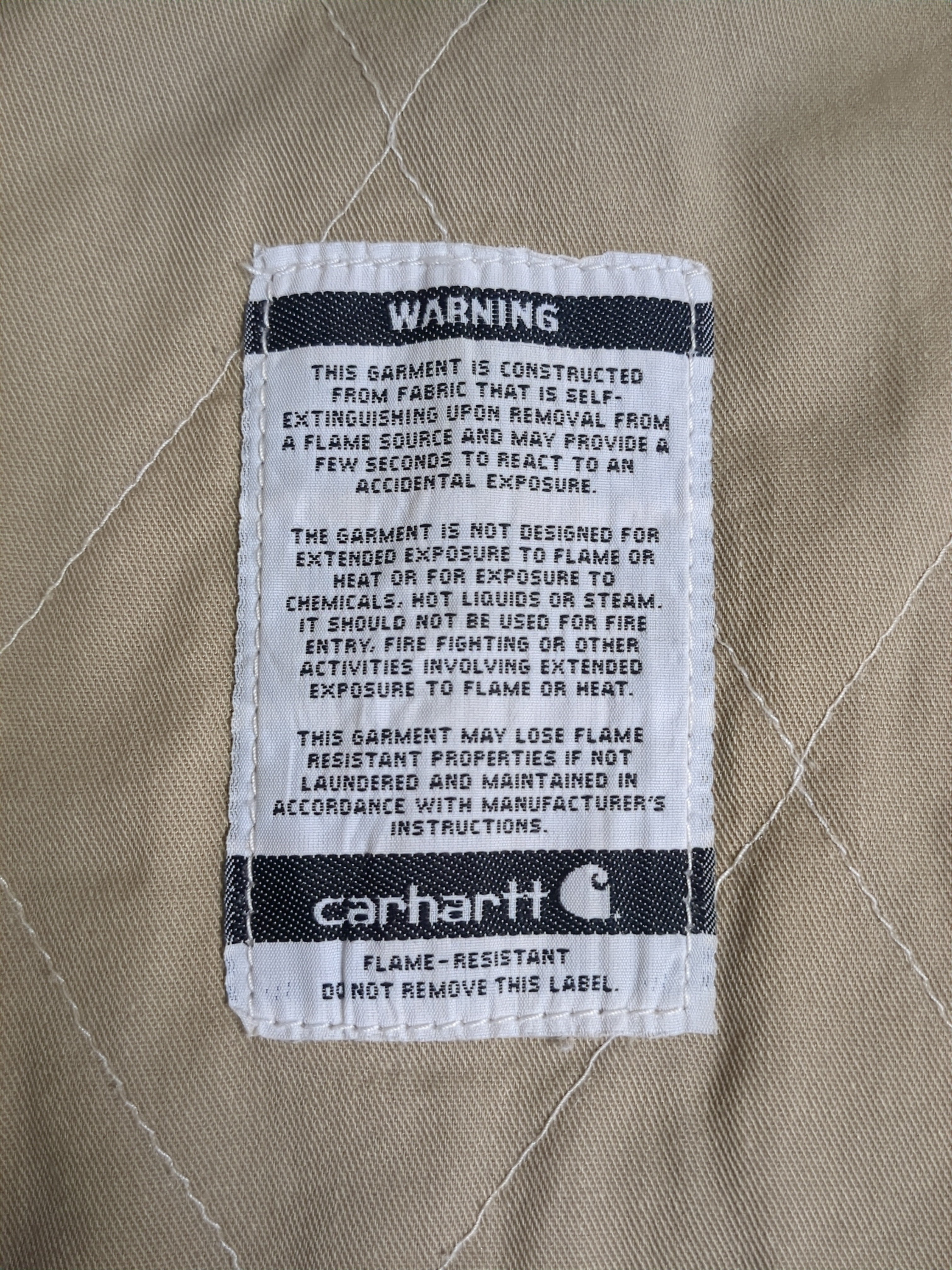Carhartt Flame Resistant Dearborn Canvas Quilt Lined Jacket - (2XL)