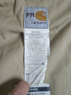 Carhartt Flame Resistant Dearborn Canvas Quilt Lined Jacket - (2XL)