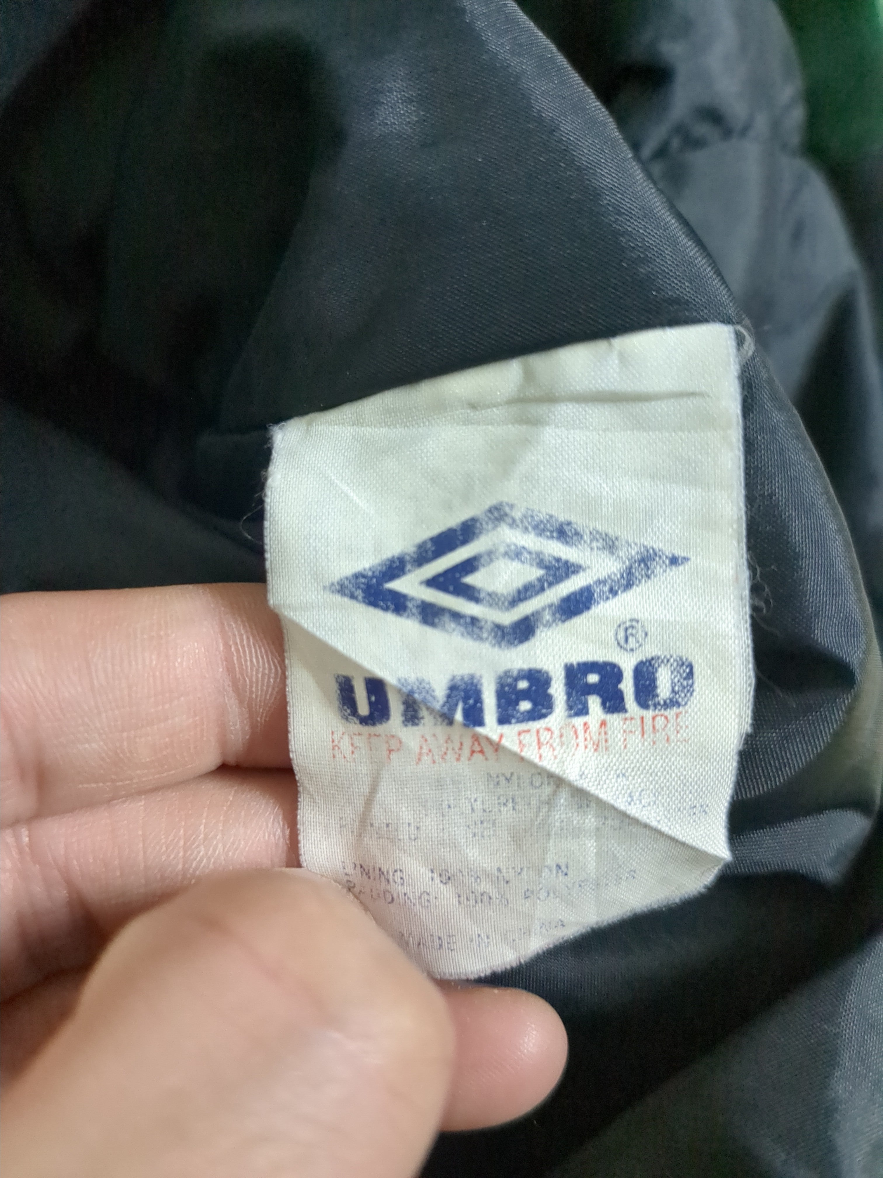 1992-93 Umbro Celtic Padded Bench Jacket - (XL)