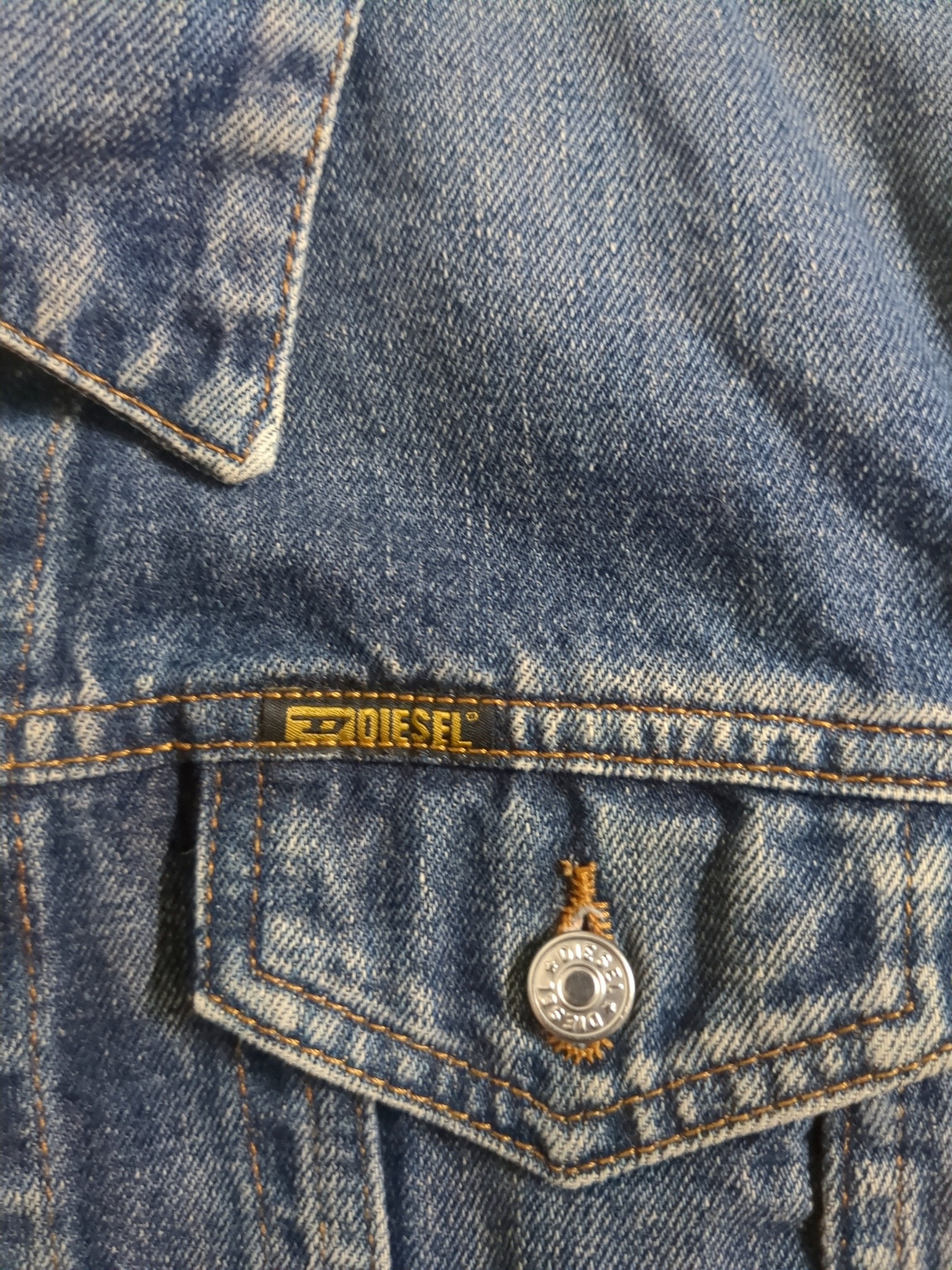 Diesel 00s Denim Trucker Jacket - (S)
