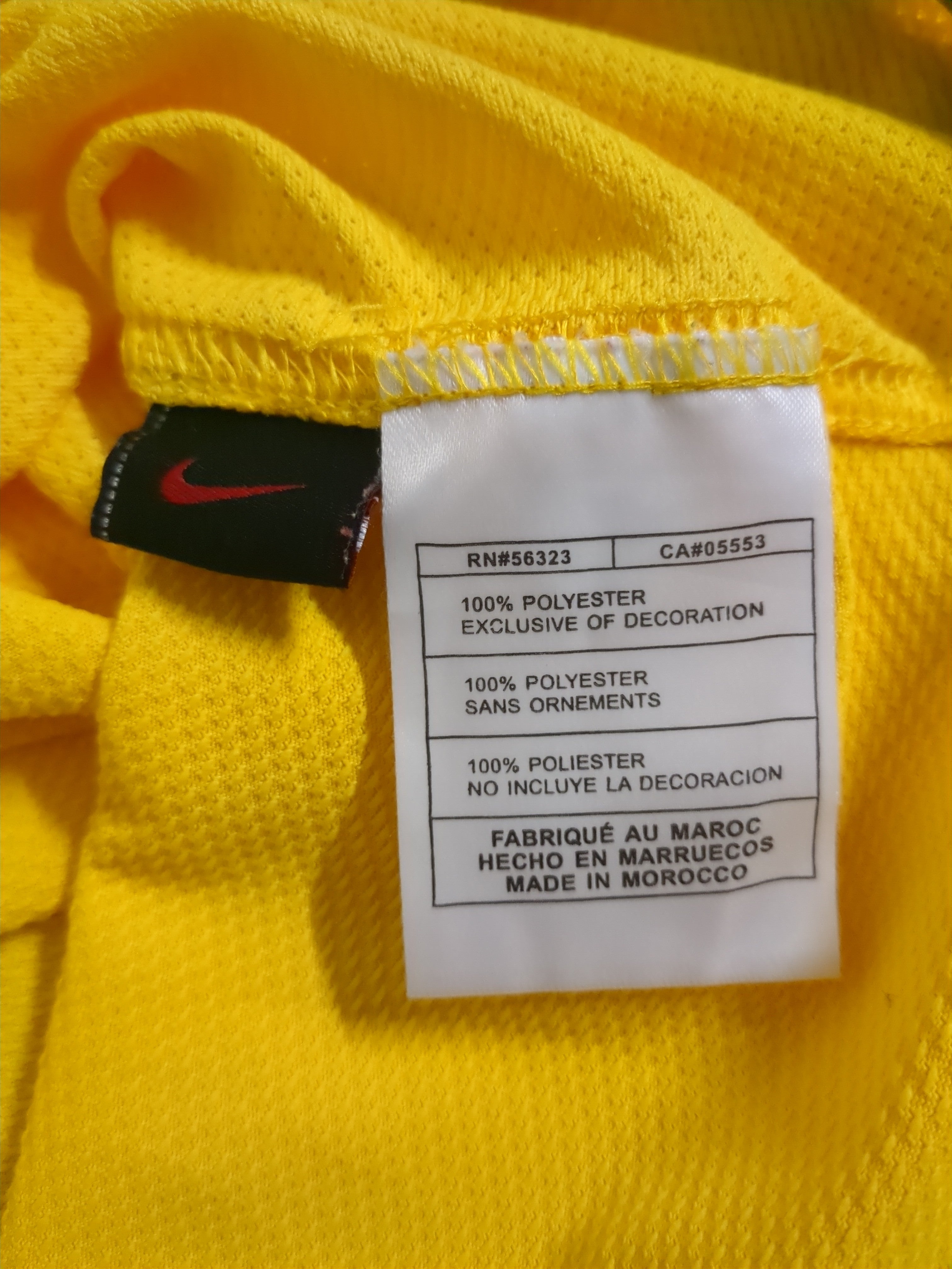 2006-08 Nike Brazil Home Shirt #10 Ronaldinho - (S)