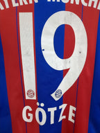 2014-15 Adidas Bayern Munich Home Shirt #19 Gotze - (S)