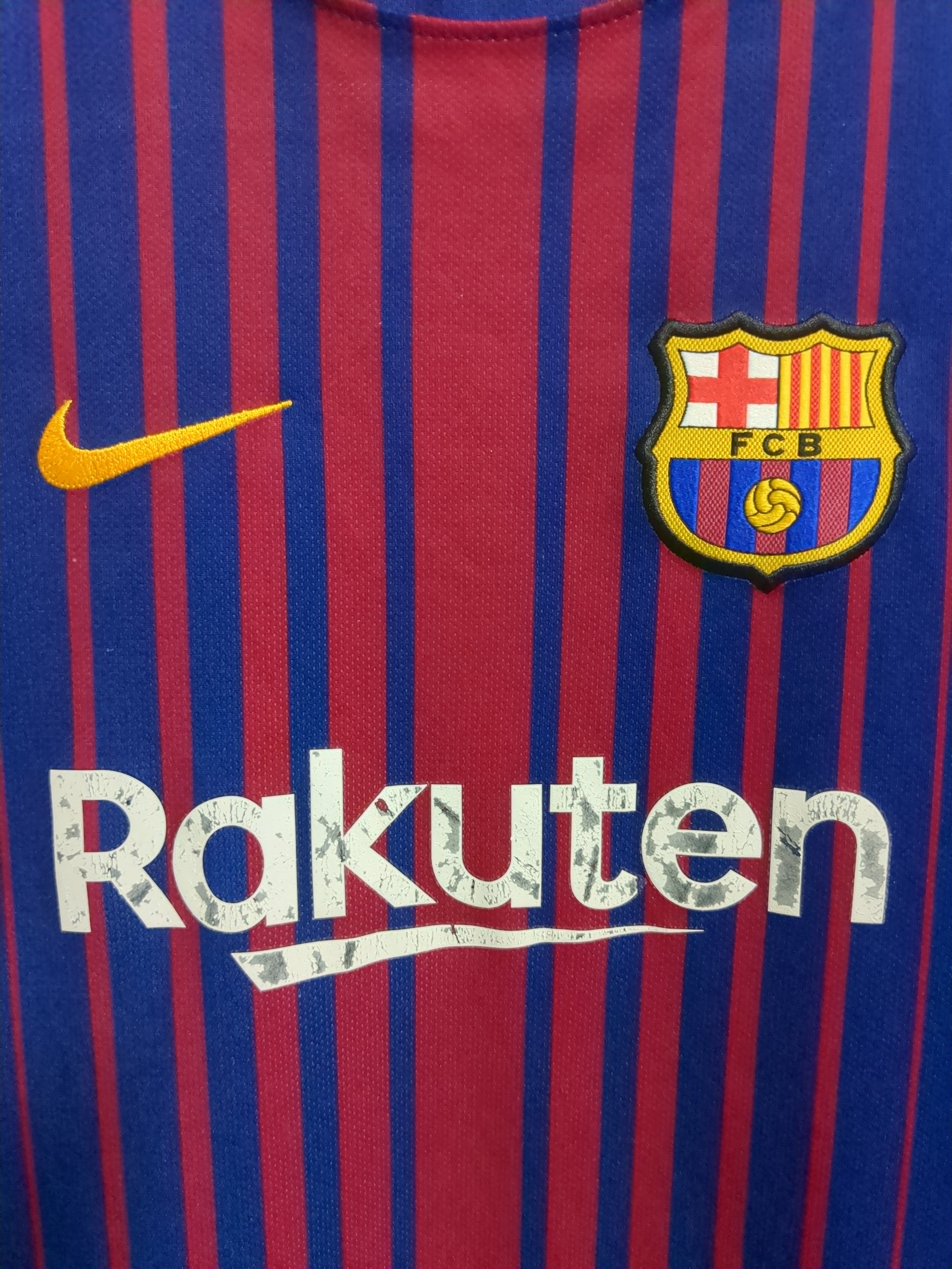 2017-18 Nike Barcelona Home Shirt - (S)
