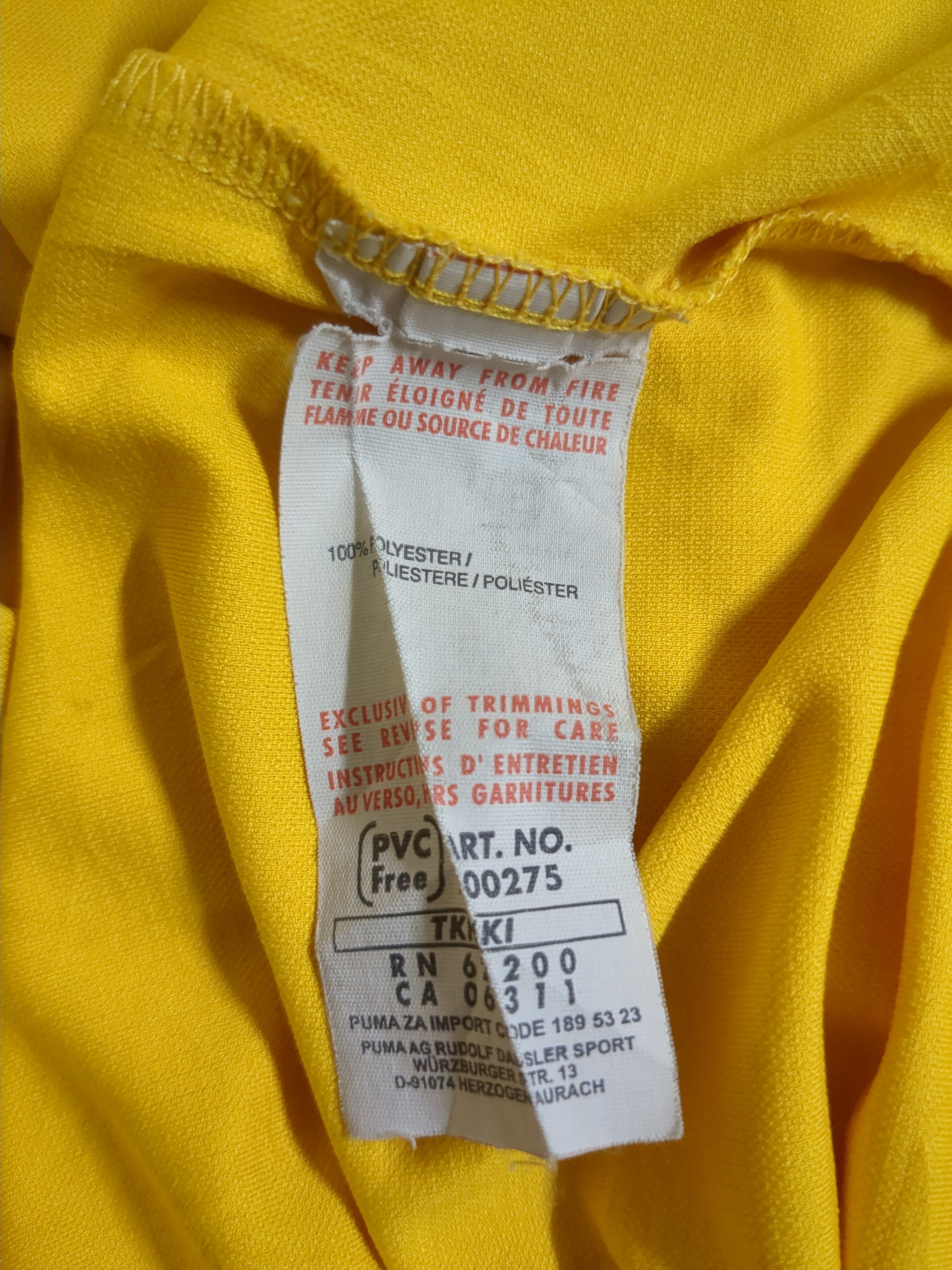 2007-08 Puma Eintracht Braunschweig Home L/S Shirt #25 - (XL)