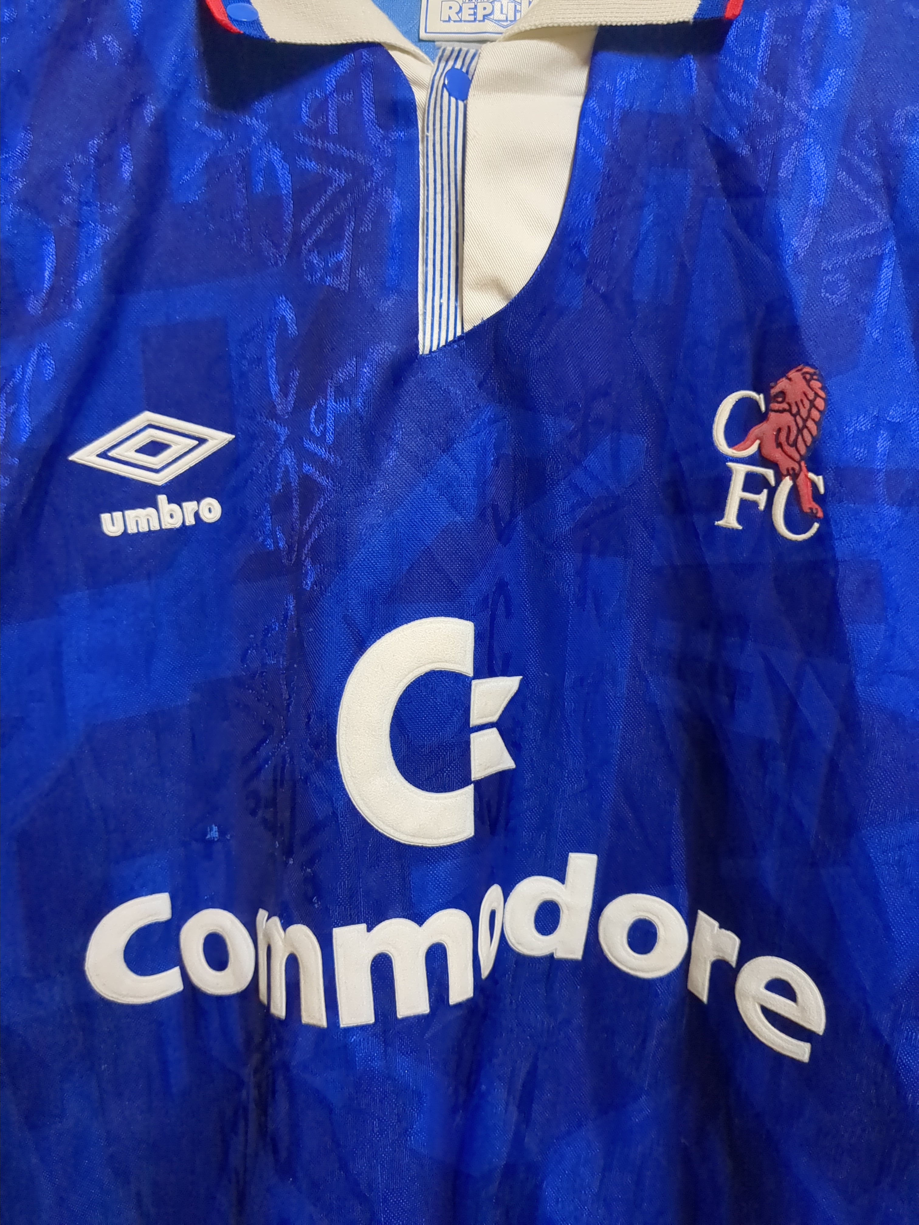 1991-93 Umbro Chelsea Home Shirt - (M)