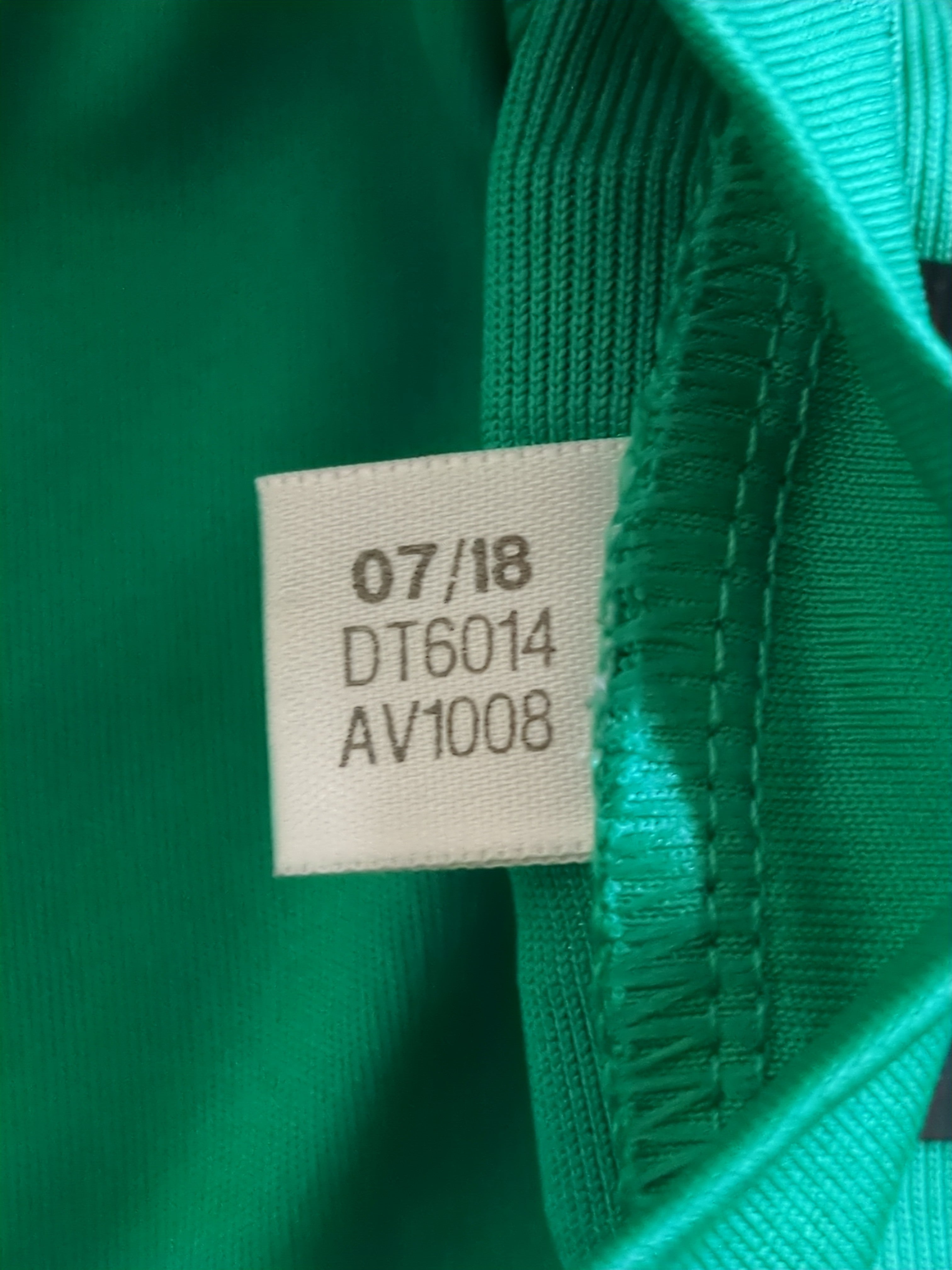 2018-19 Adidas Manchester United Goalkeeper L/S Shirt - (S)