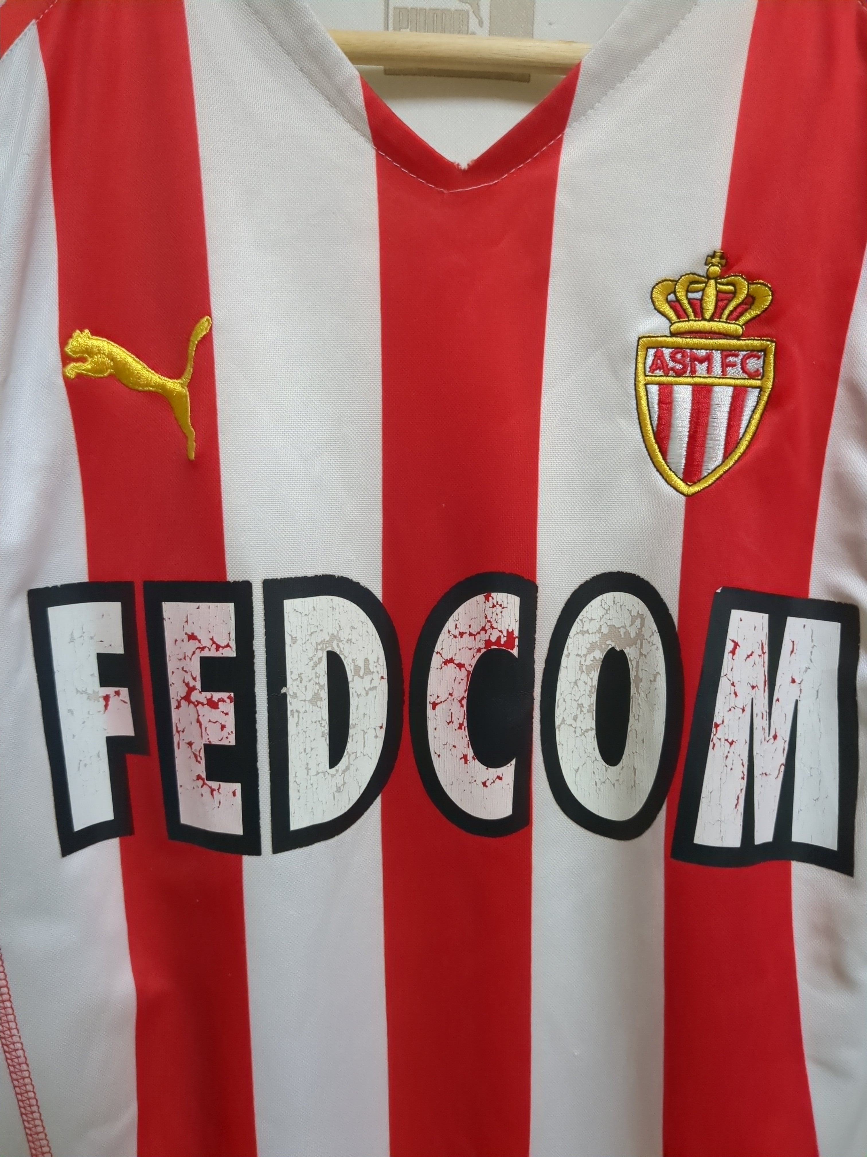 2005-06 Puma AS Monaco European Home Shirt - (M)