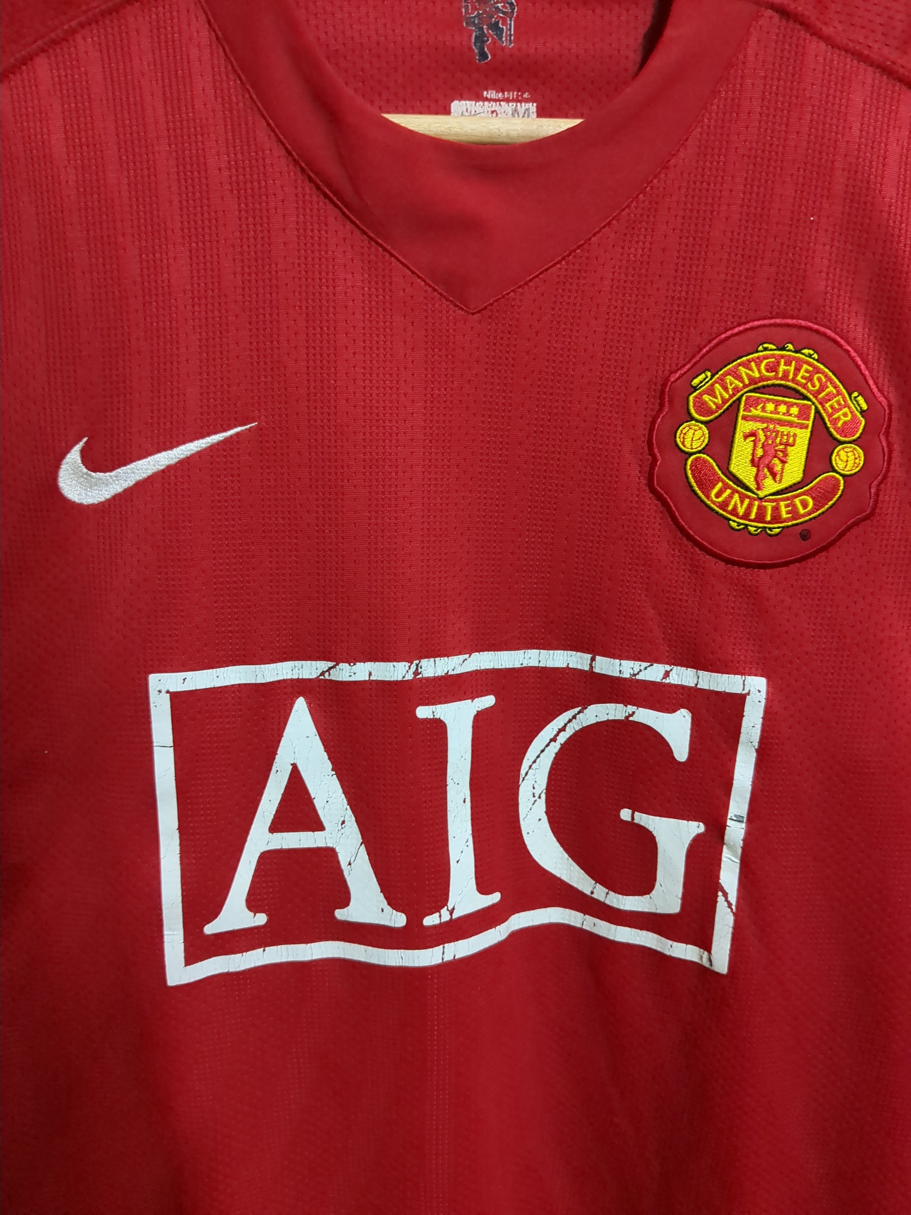 2007-09 Manchester United Home Shirt - (M)