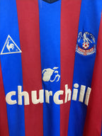 2002-03 Le Coq Sportif Crystal Palace Home L/S Shirt - (XL)