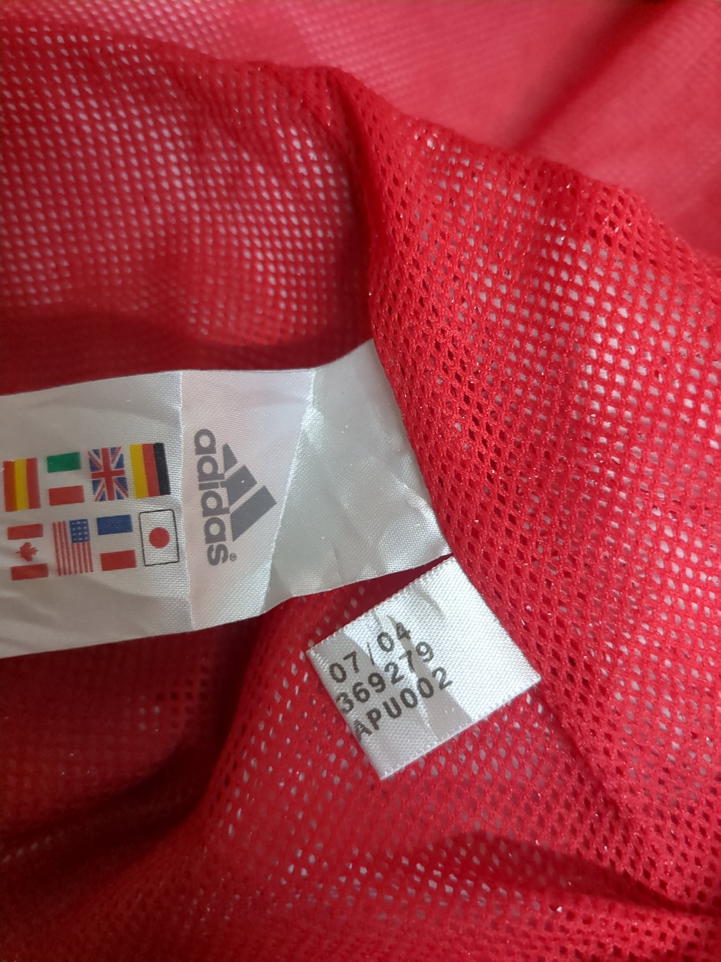 2004-05 Adidas AC Milan Rain Jacket - (XL)