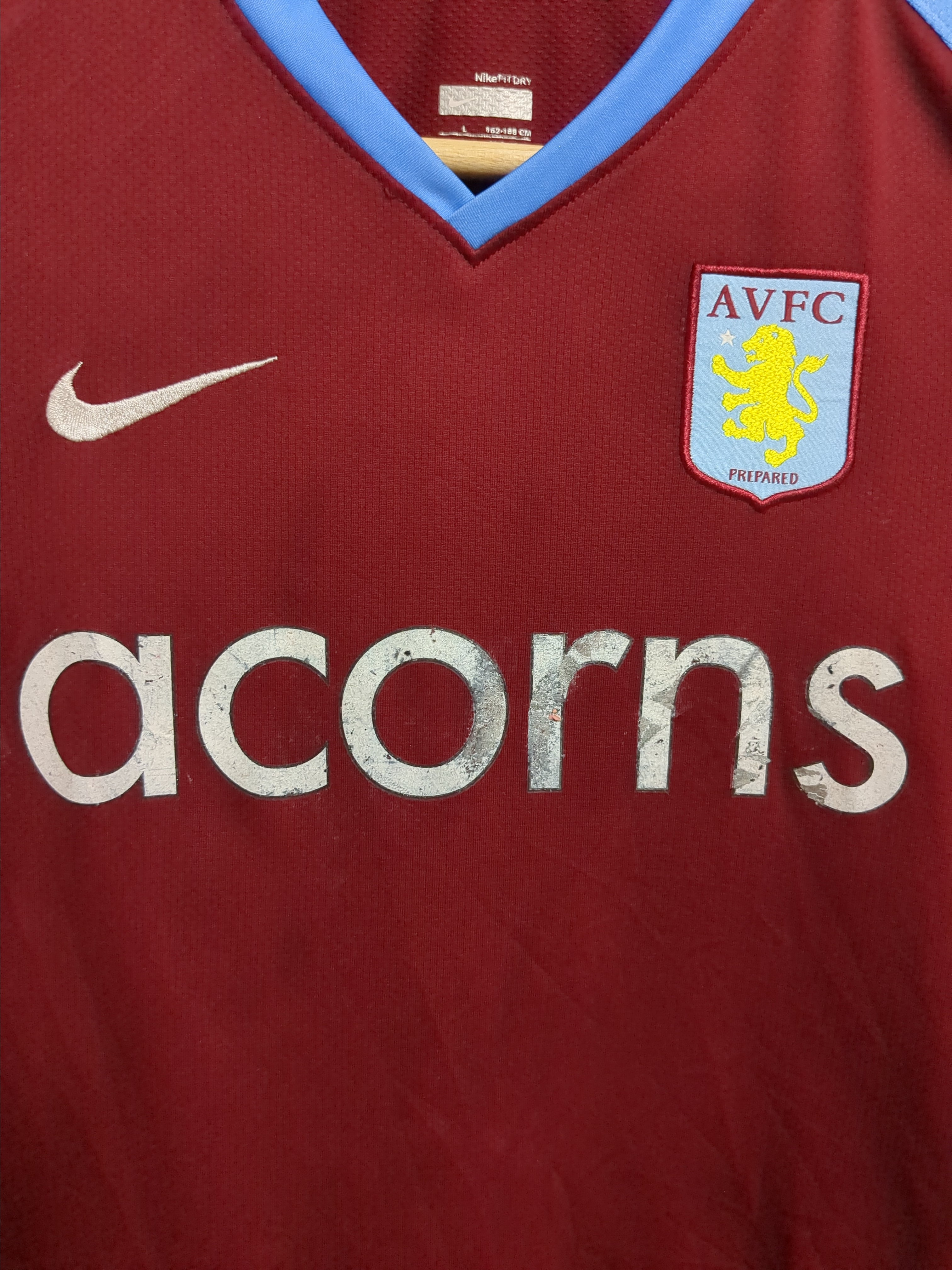2008-09 Nike Aston Villa Home Shirt #11 Agbonlahor - (S)