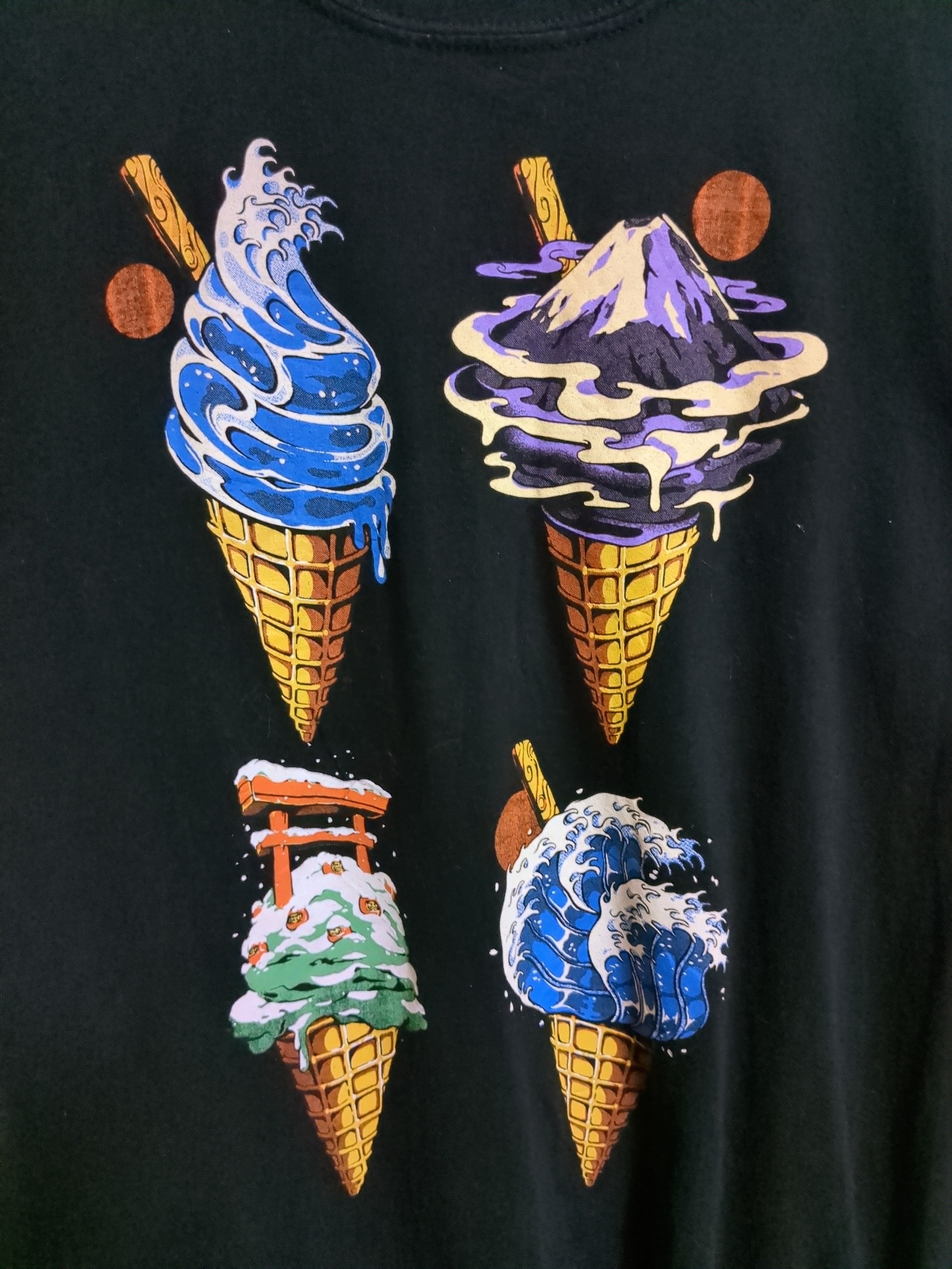 Japanese Ice Cream Graphic Tee - (S)