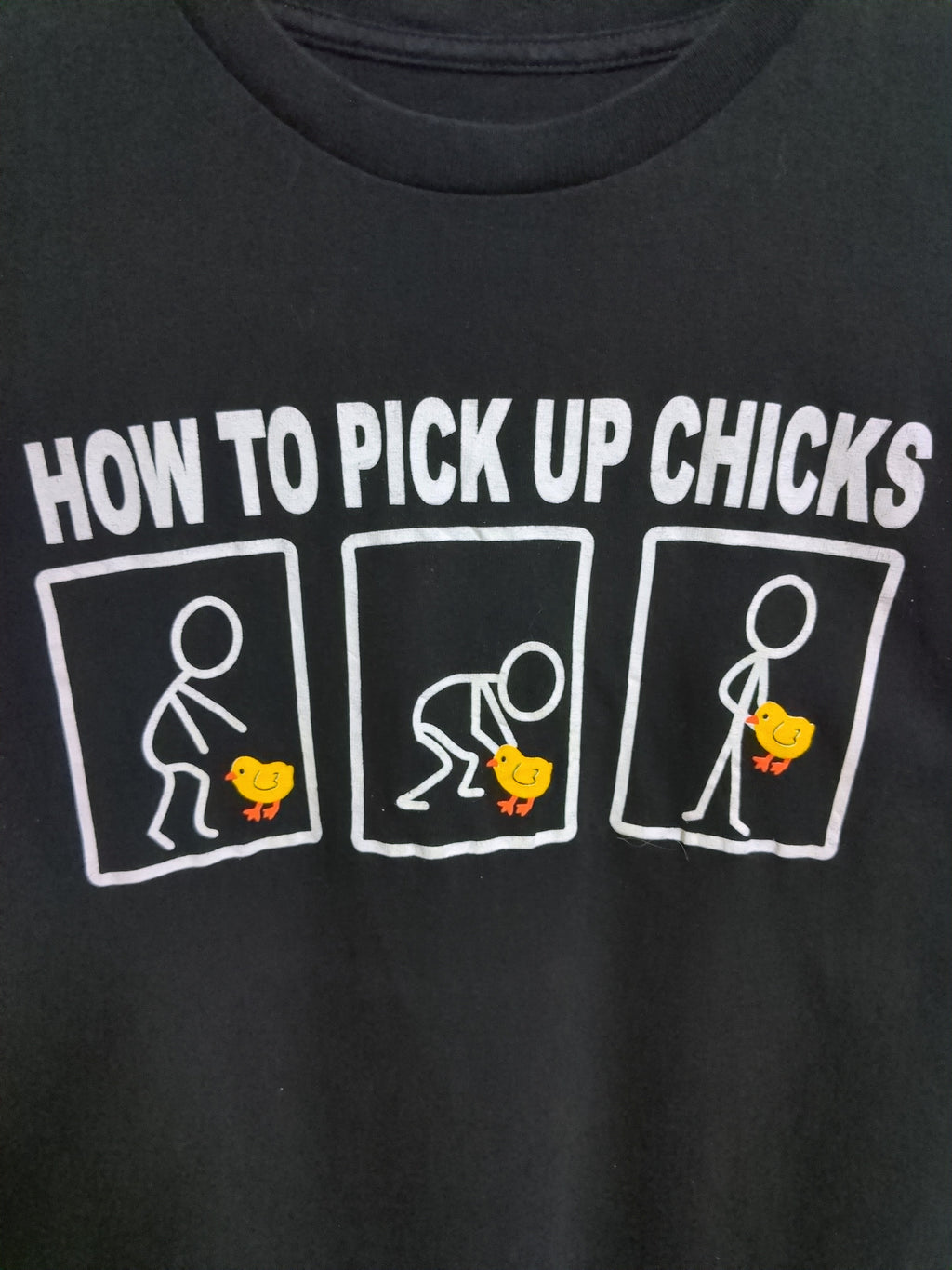 How To Pick Up Chicks Graphic Tee - (S)