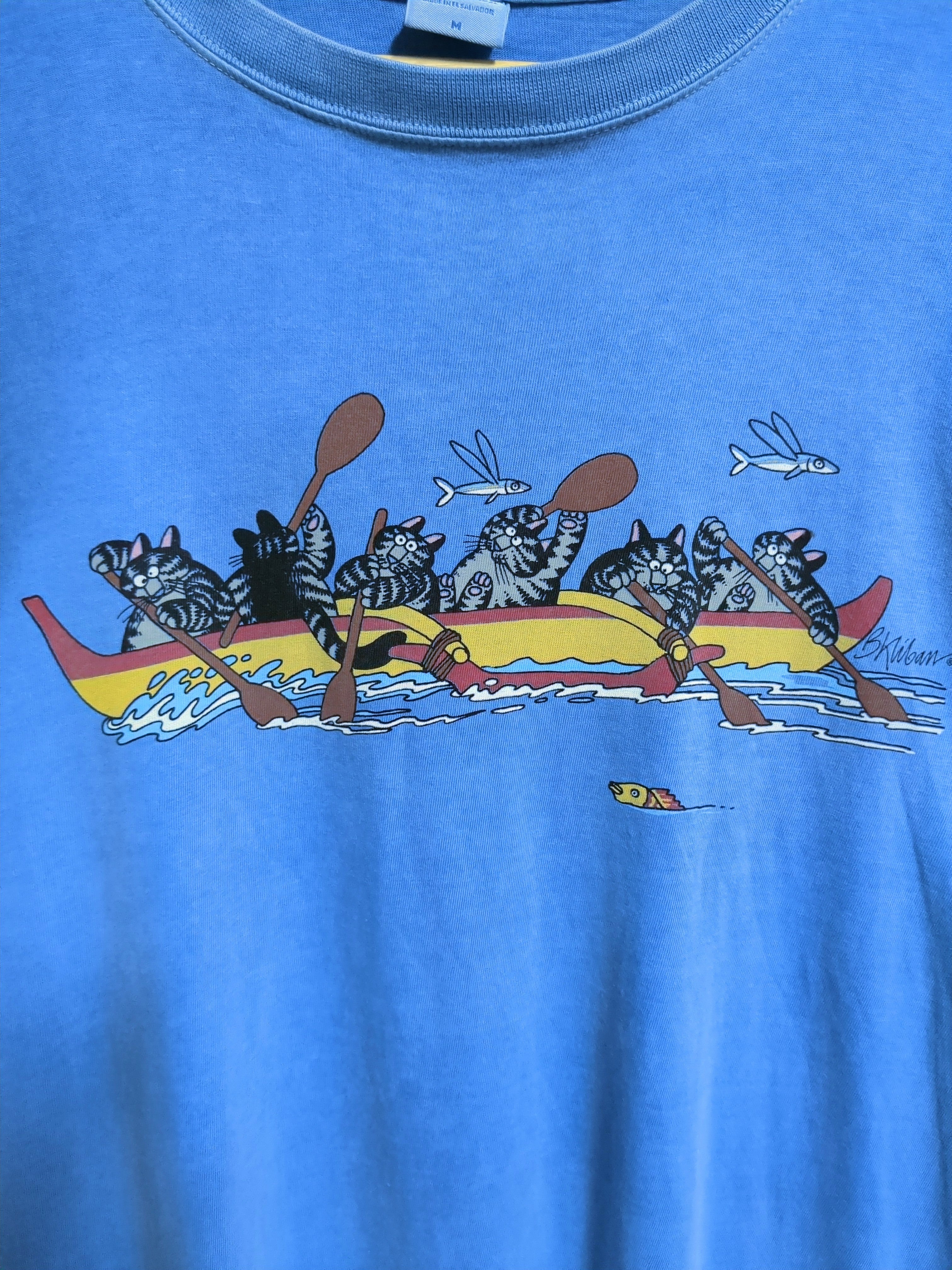 Crazy Shirt 90s B.Kilban Catt Rowing Tee - (M)