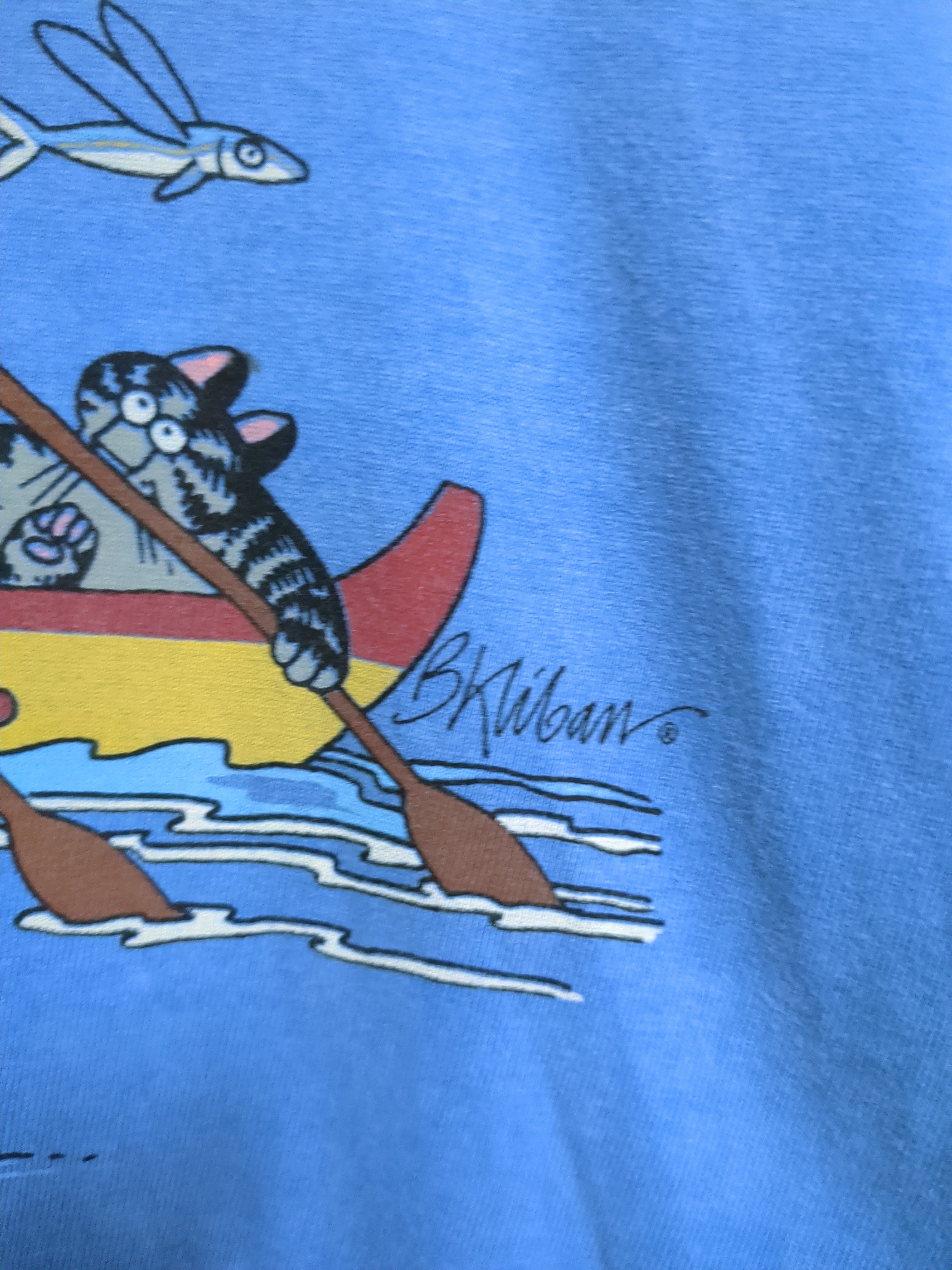 Crazy Shirt 90s B.Kilban Catt Rowing Tee - (M)